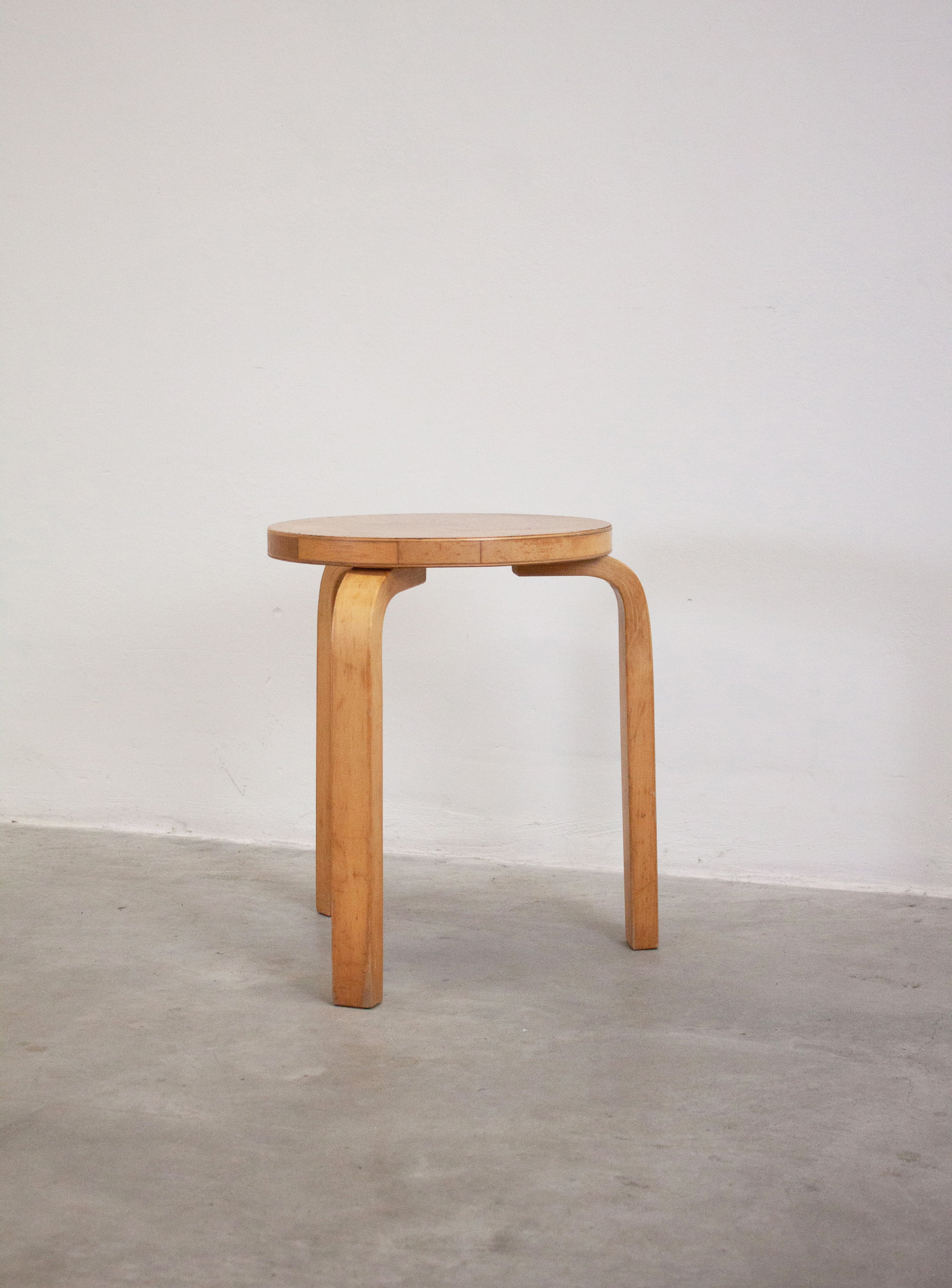 Artek Model 60 Stool by Alvar Aalto (Birch) - Image 8