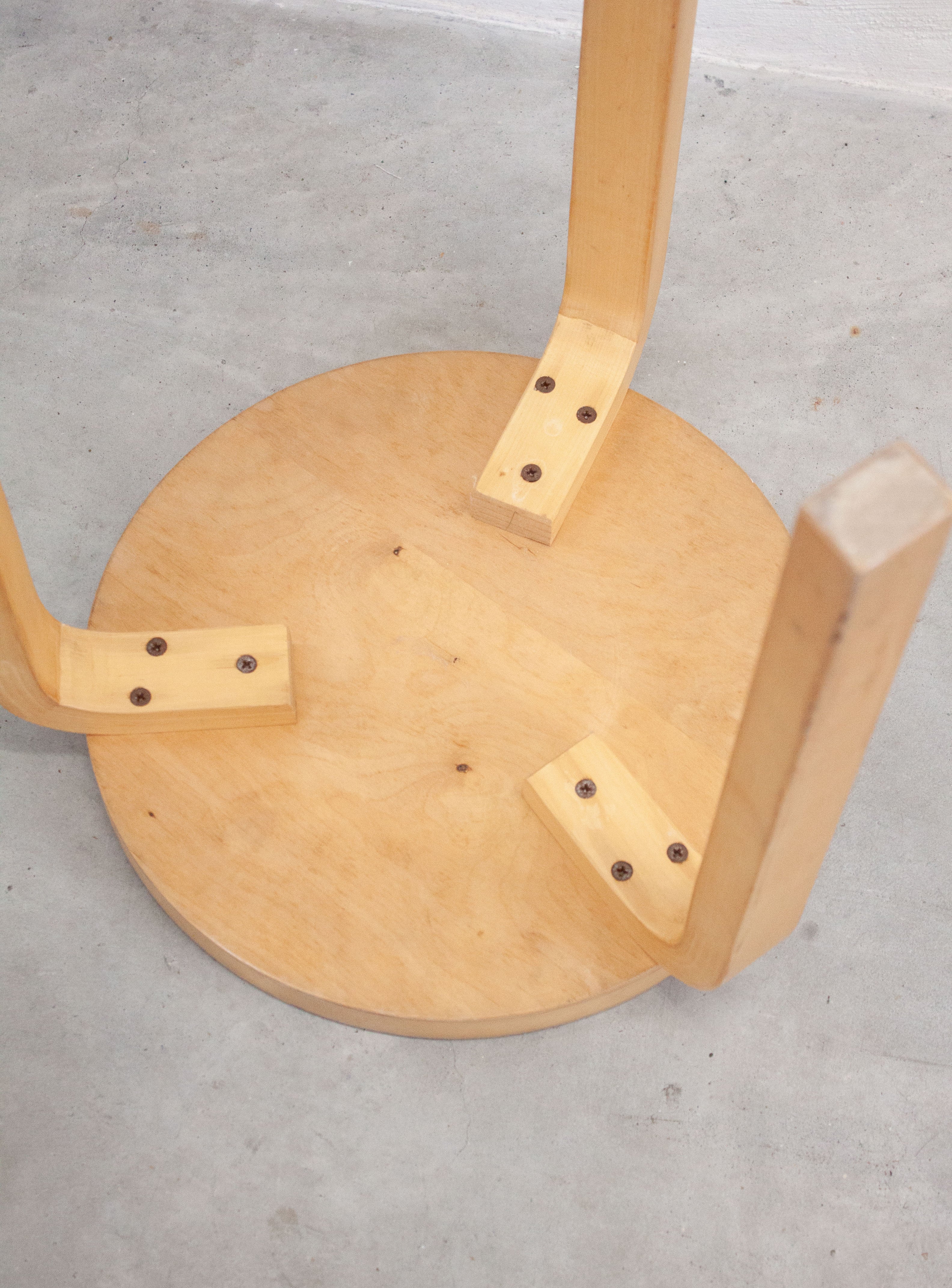 Artek Model 60 Stool by Alvar Aalto (Birch) - Image 10