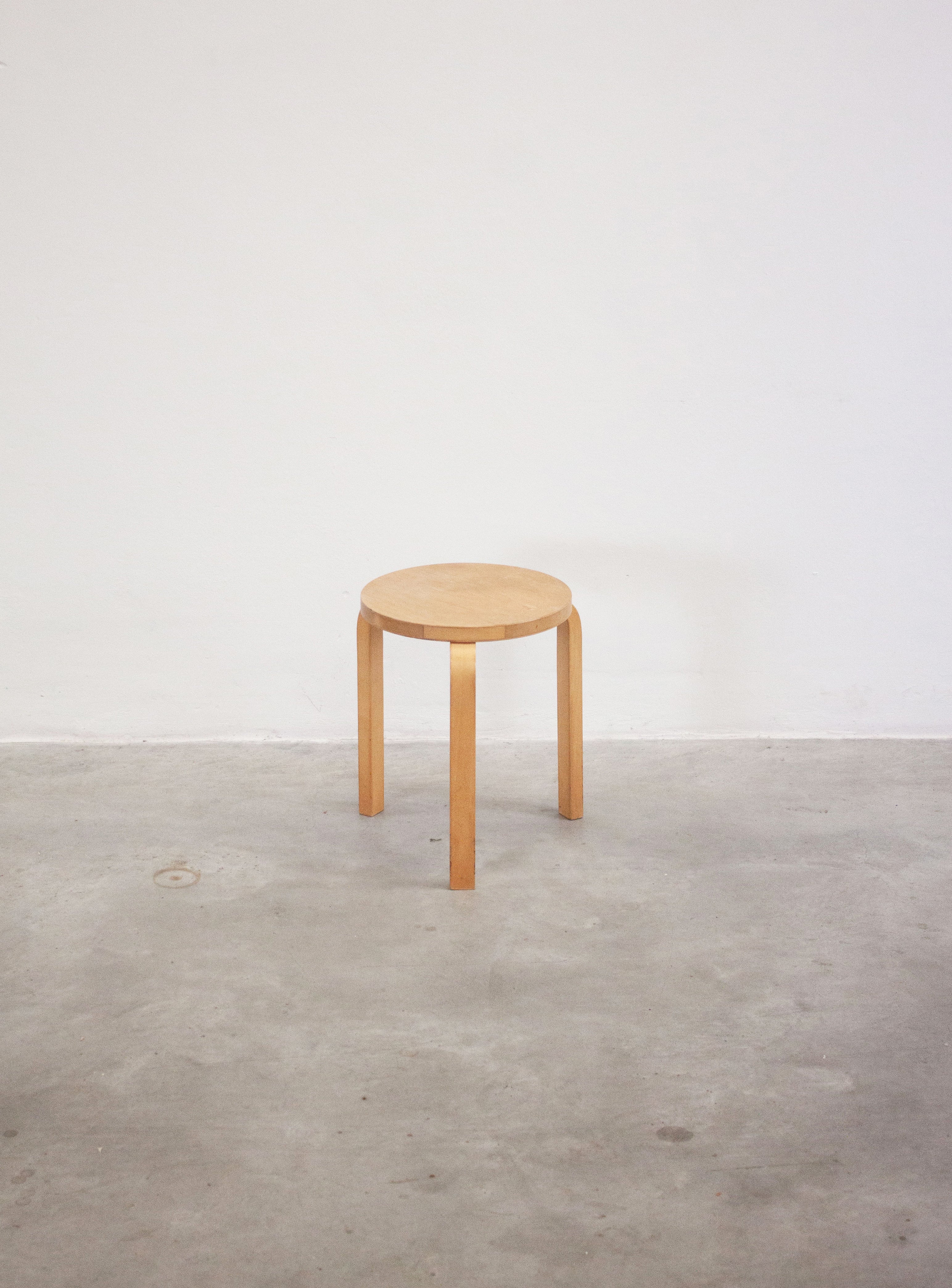 Artek Model 60 Stool by Alvar Aalto (Birch) - Image 3