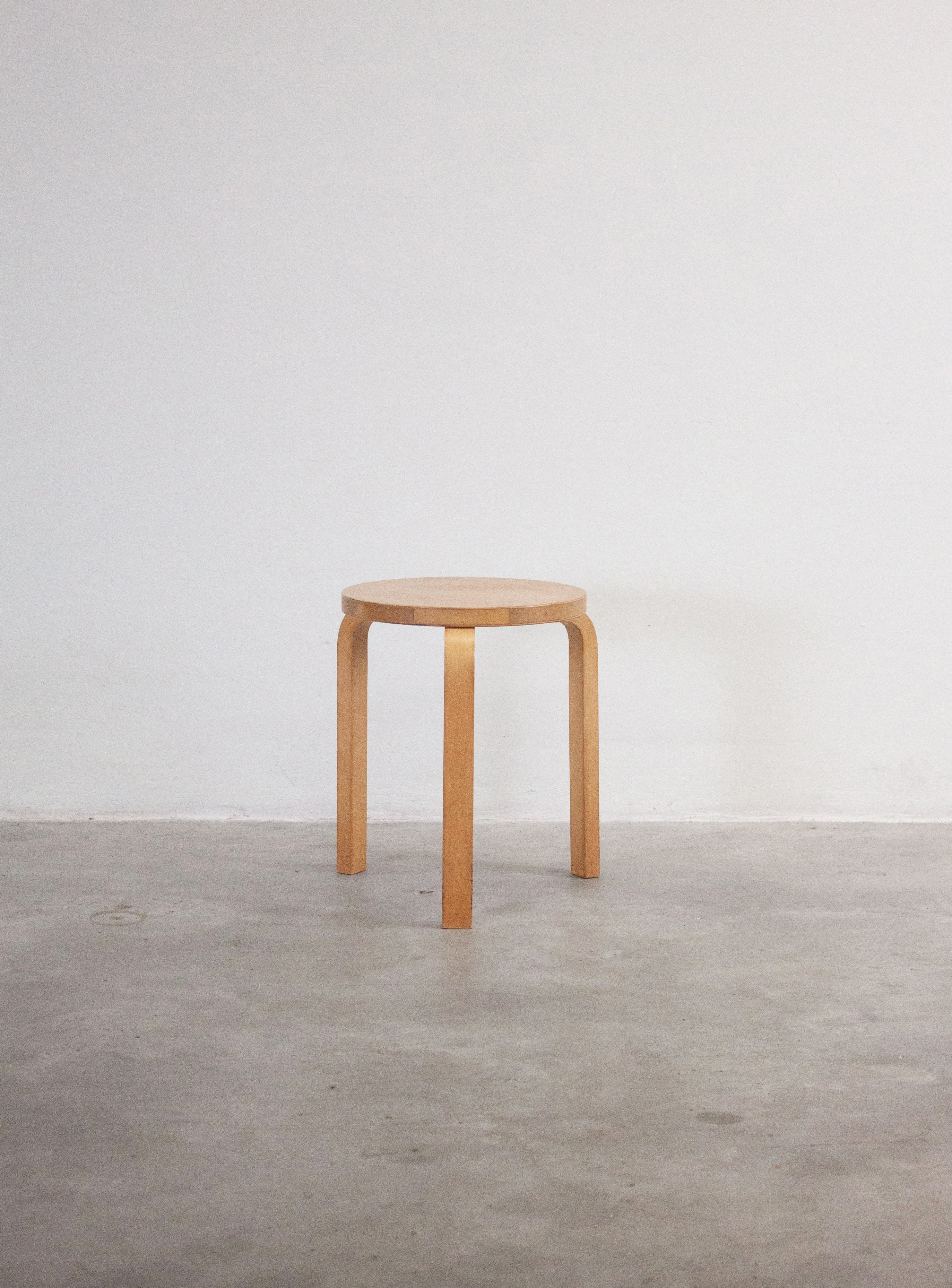 Artek Model 60 Stool by Alvar Aalto (Birch) - Image 4