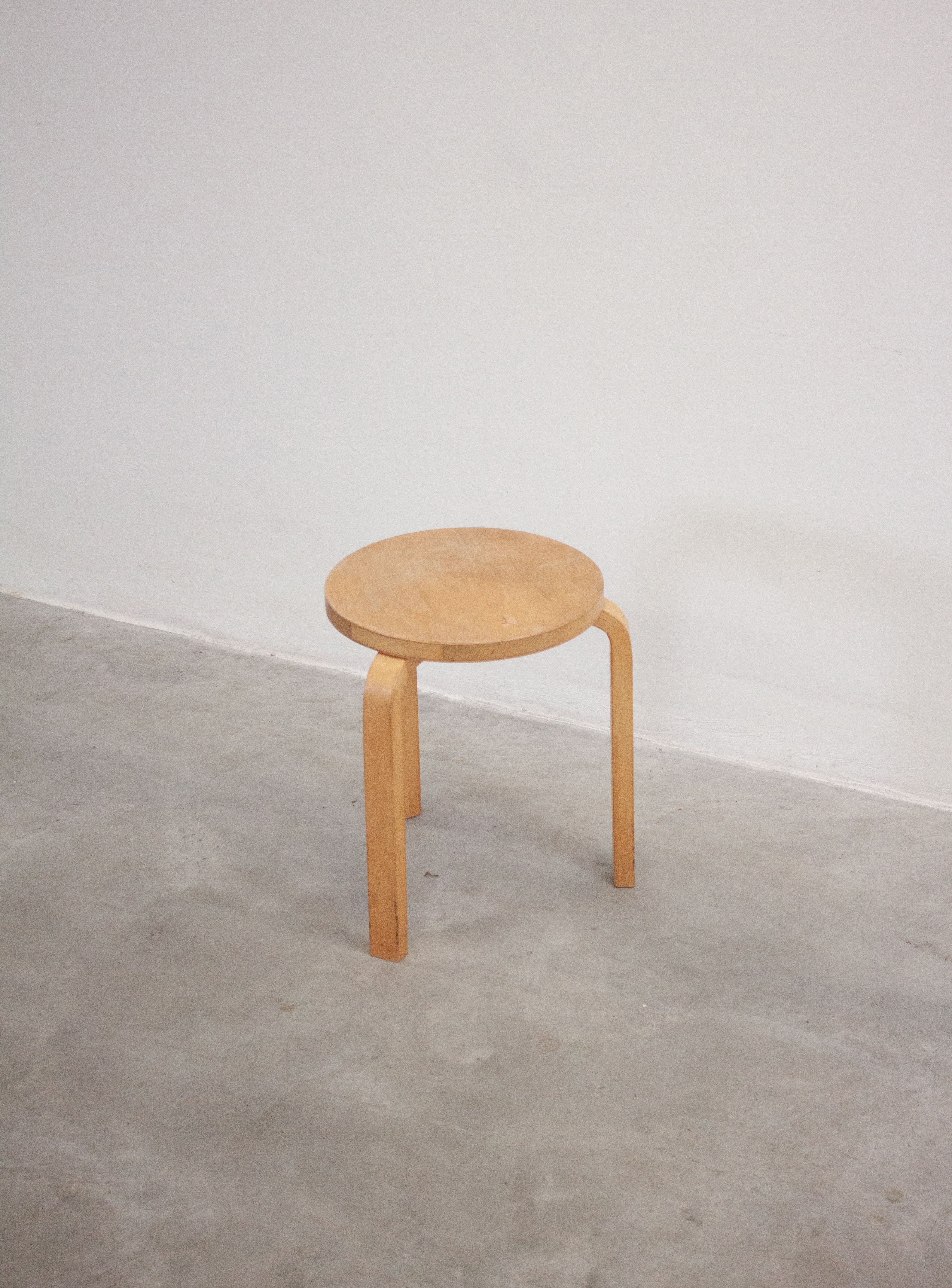 Artek Model 60 Stool by Alvar Aalto (Birch) - Image 5