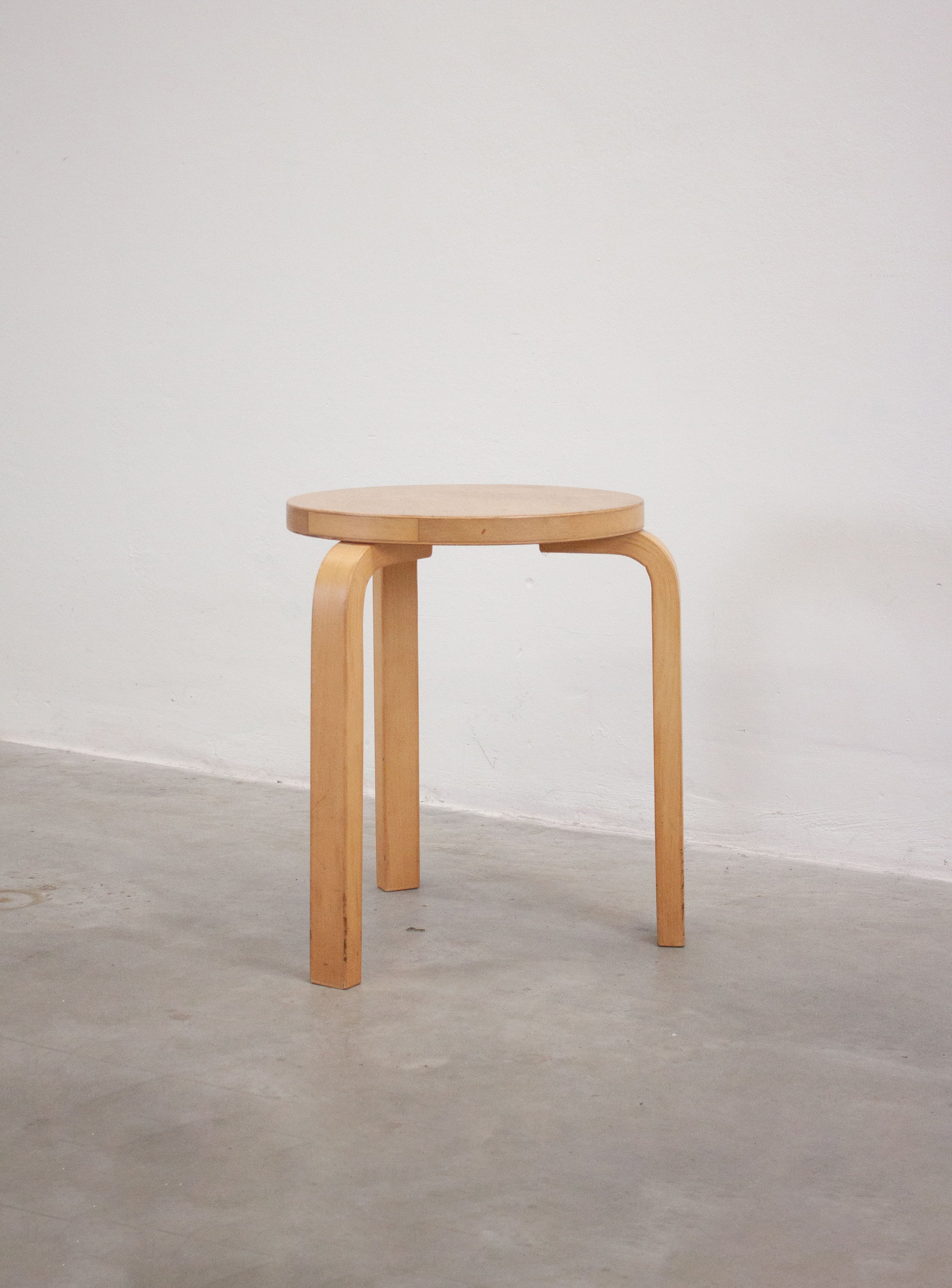 Artek Model 60 Stool by Alvar Aalto (Birch) - Image 6