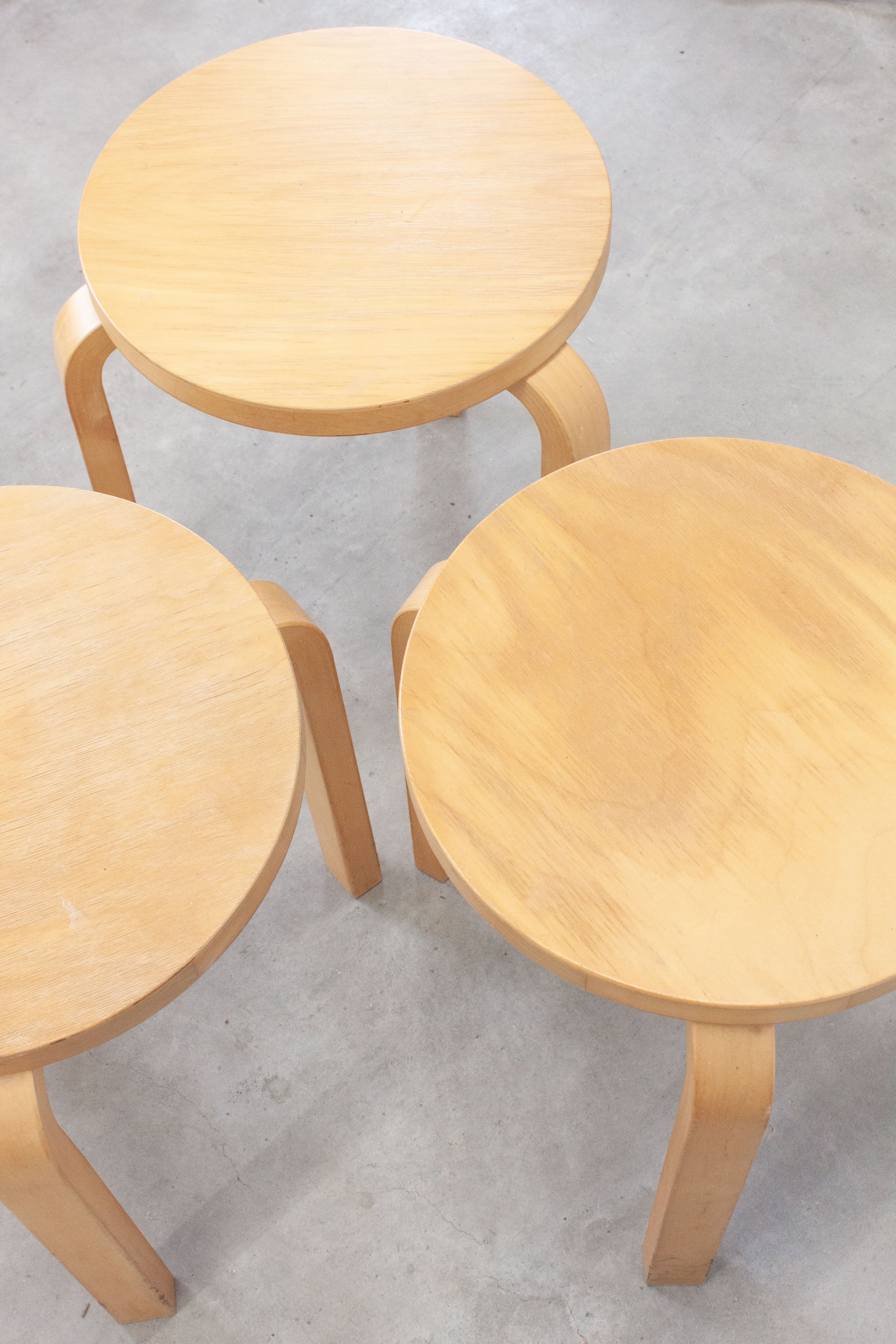Artek Model 60 Stool by Alvar Aalto - Image 6