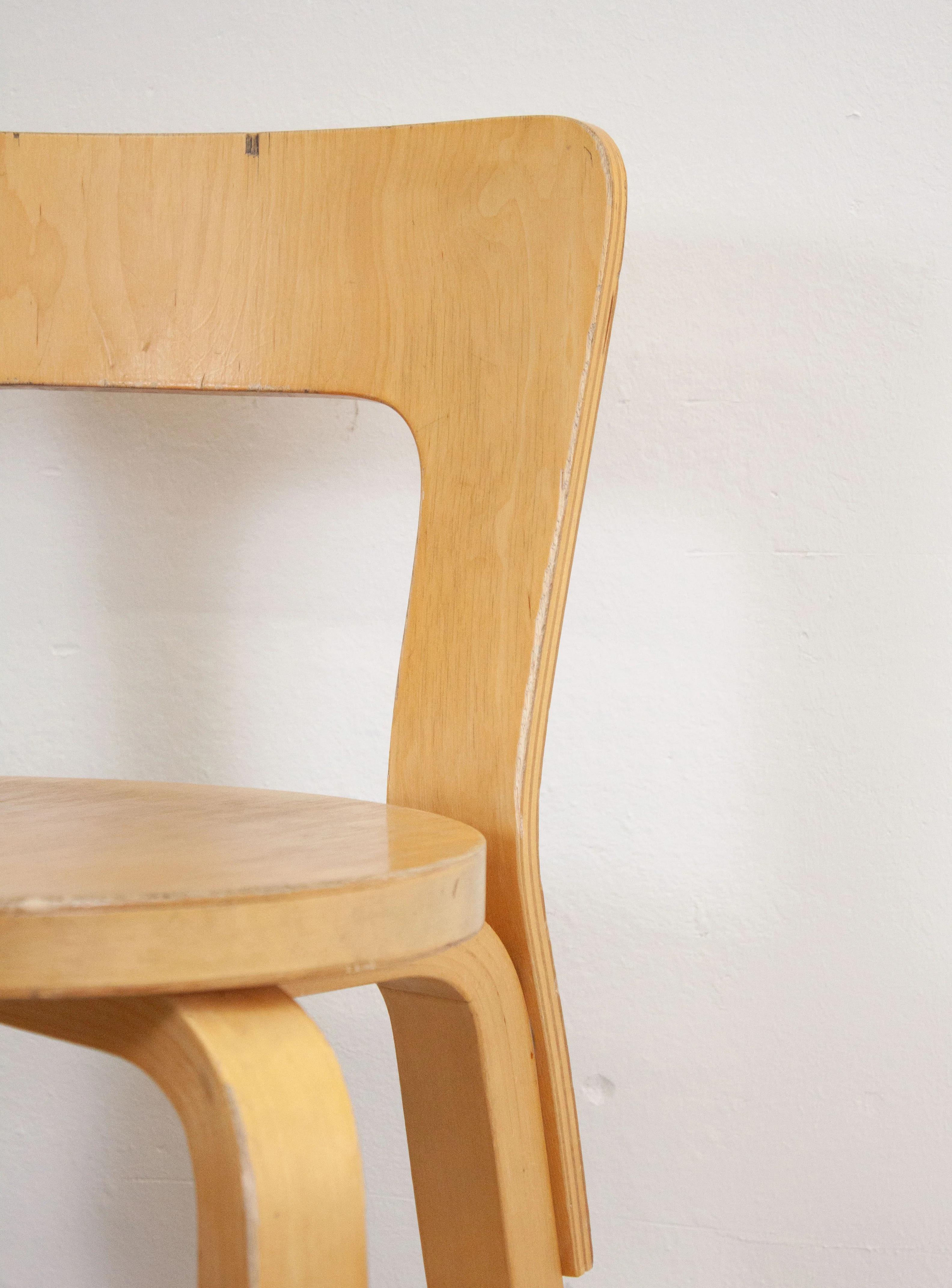 Artek Model 65 Chair by Alvar Aalto (Birch) - Image 16