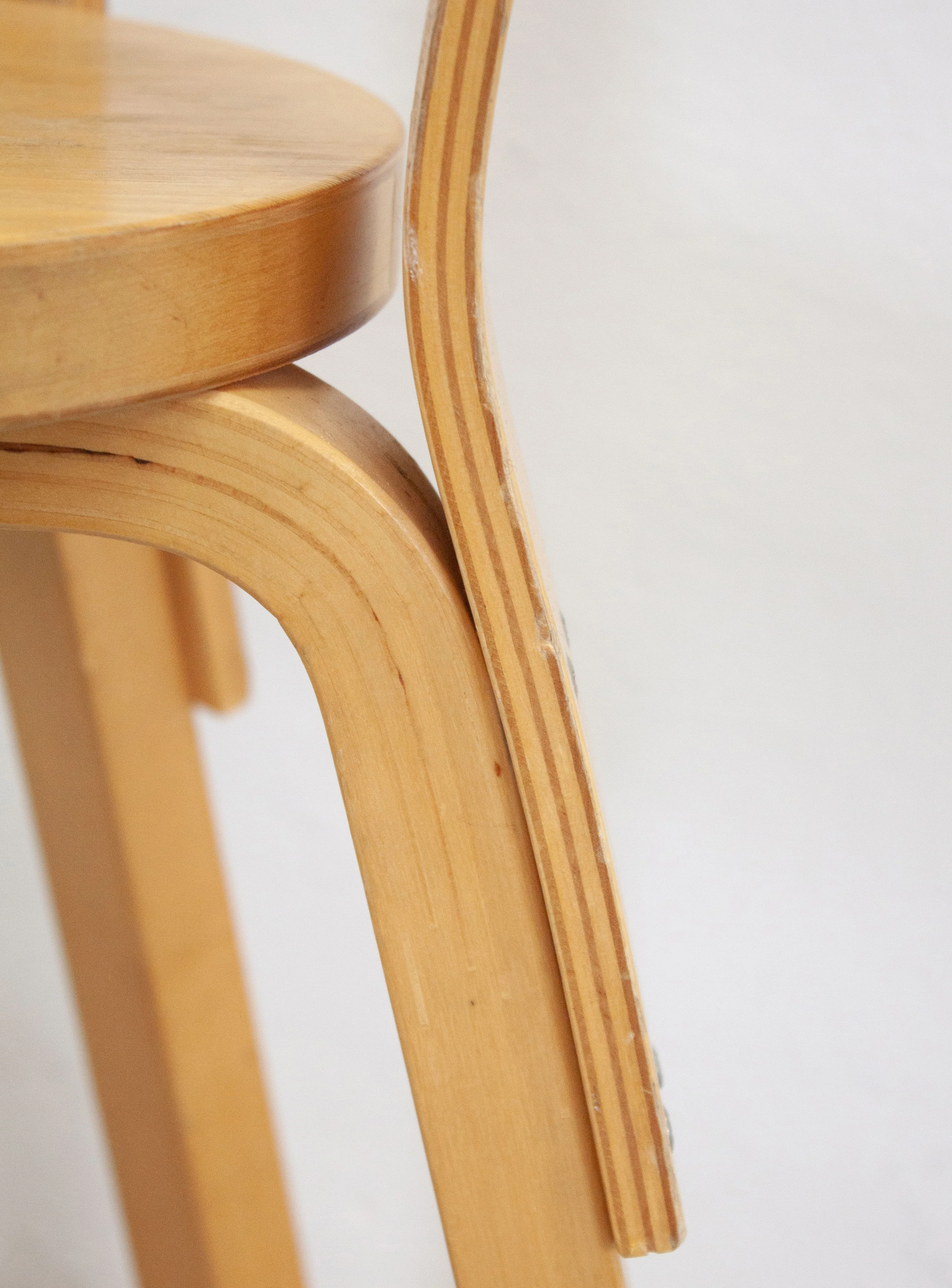 Artek Model 65 Chair by Alvar Aalto (Birch) - Image 19