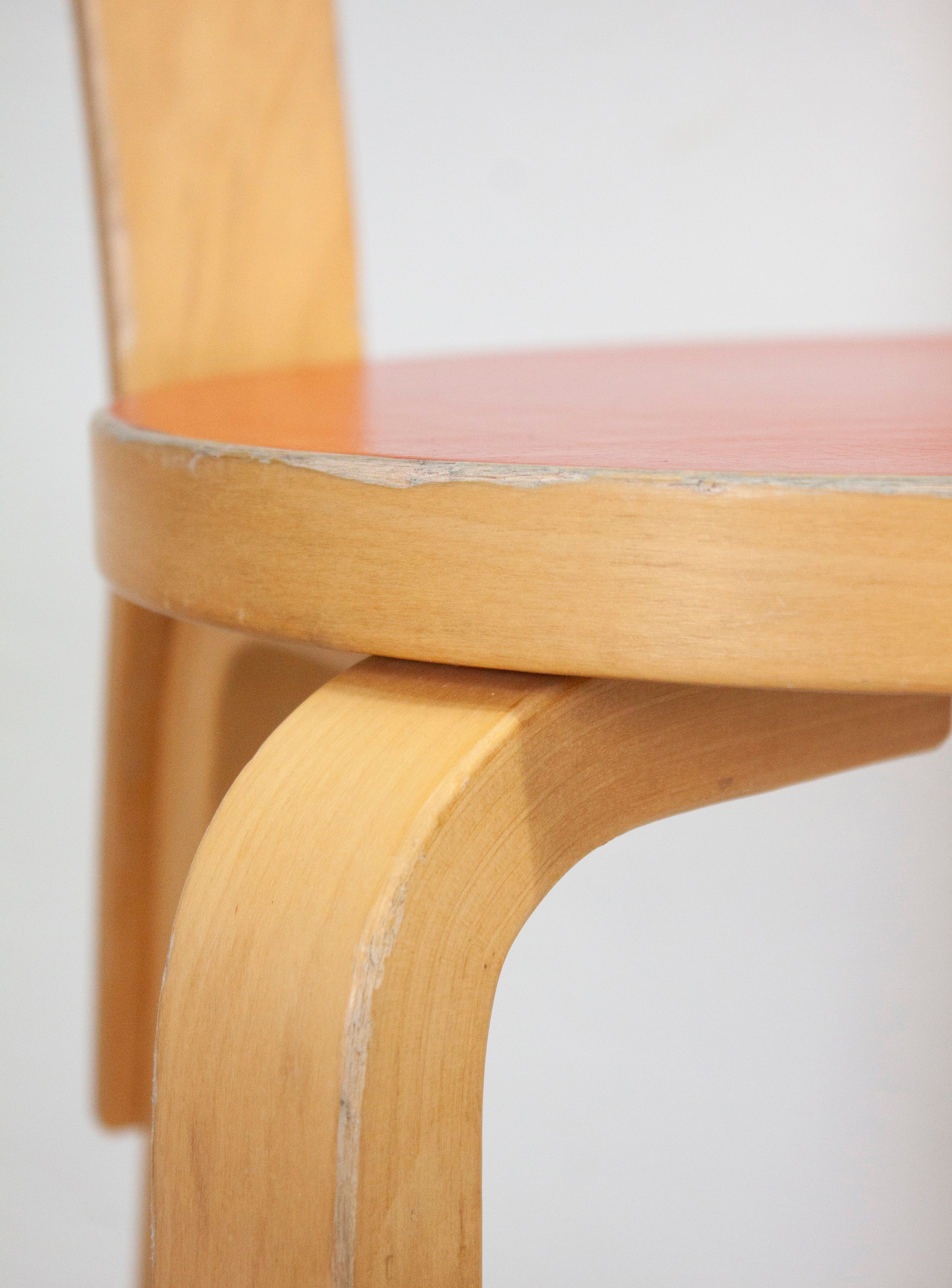 Artek Model 66 Chair by Alvar Aalto (Red) - Image 22