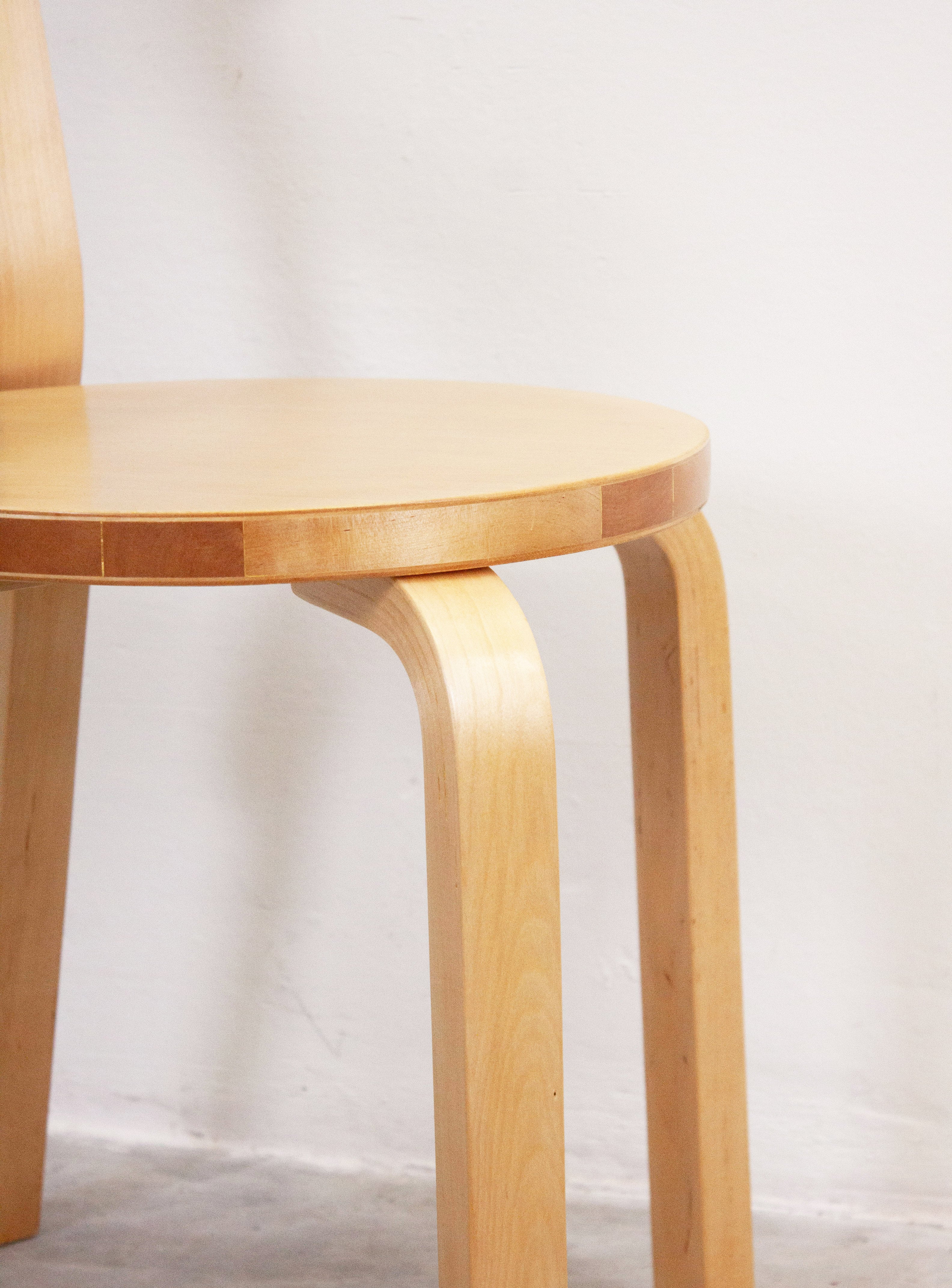 Artek Model 68 Chair by Alvar Aalto (Birch) - Image 25