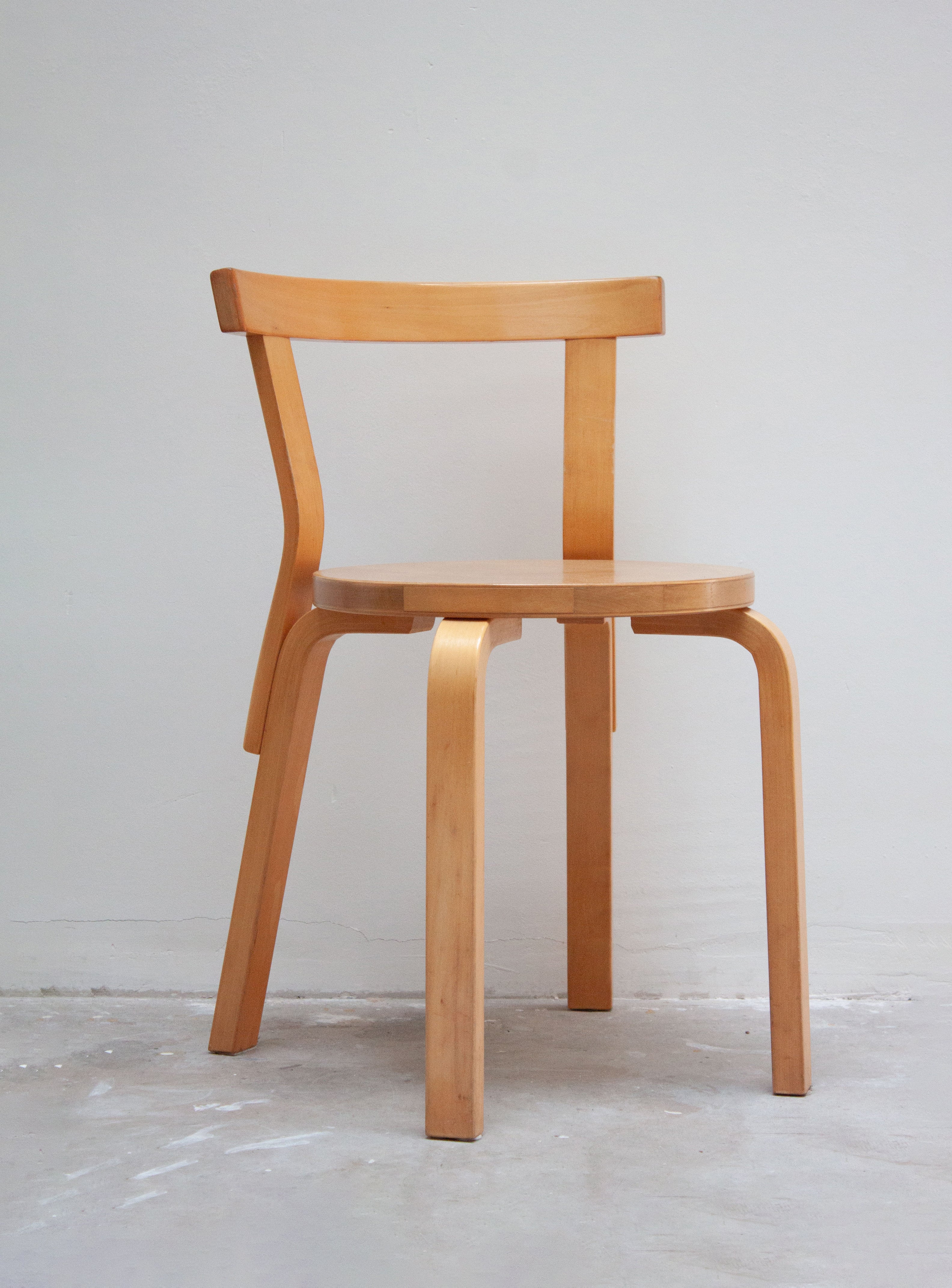 Artek Model 68 Chairs by Alvar Aalto (Birch) - Image 15