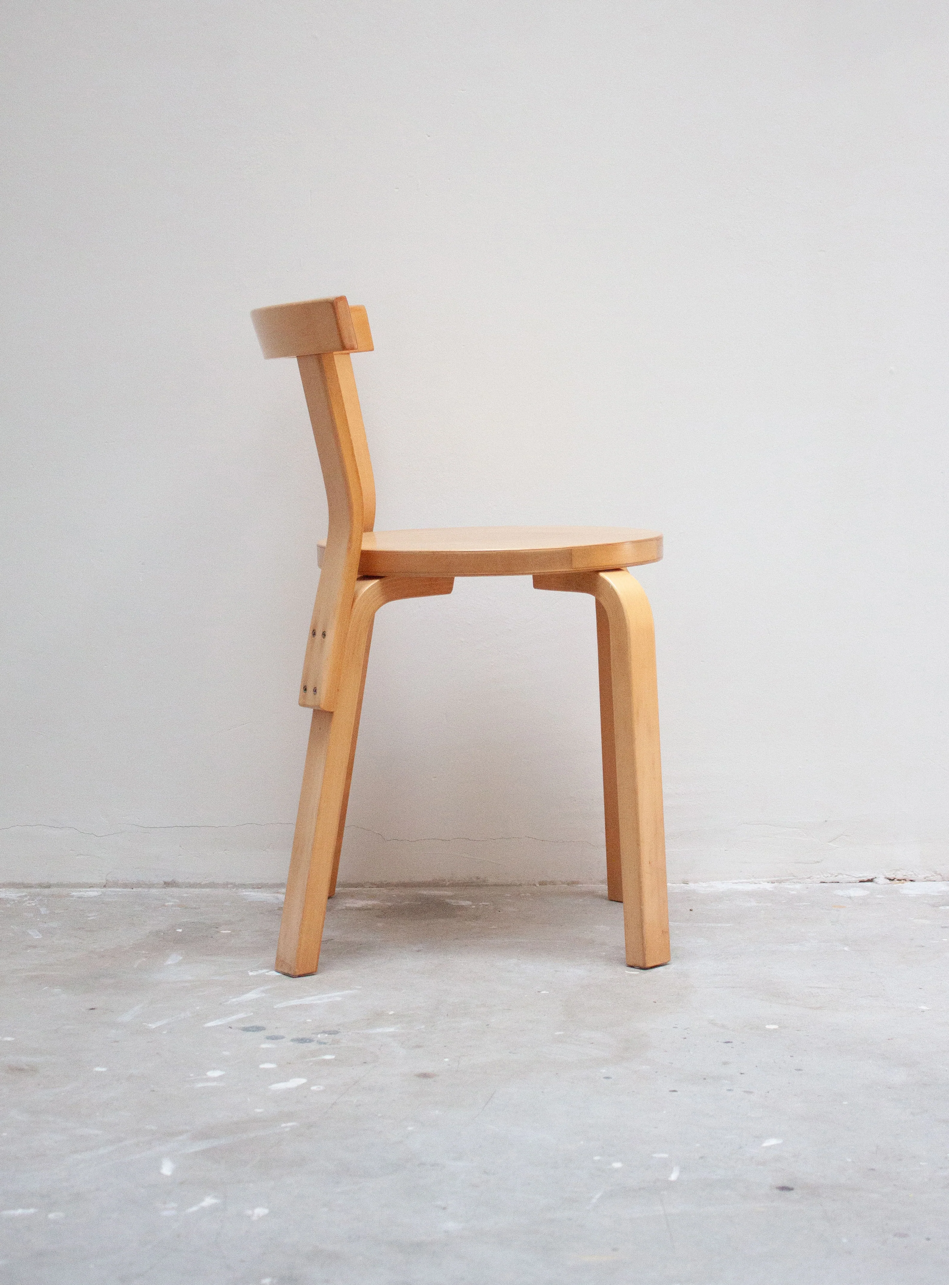 Artek Model 68 Chairs by Alvar Aalto (Birch) - Image 16