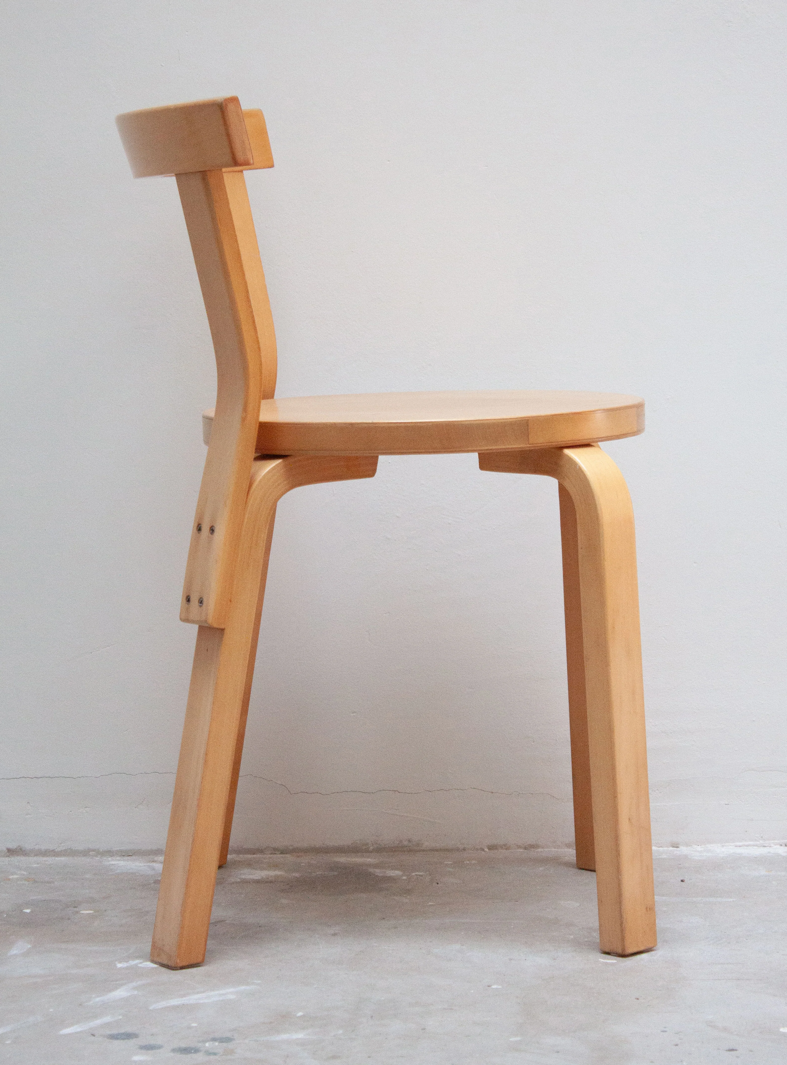 Artek Model 68 Chairs by Alvar Aalto (Birch) - Image 17