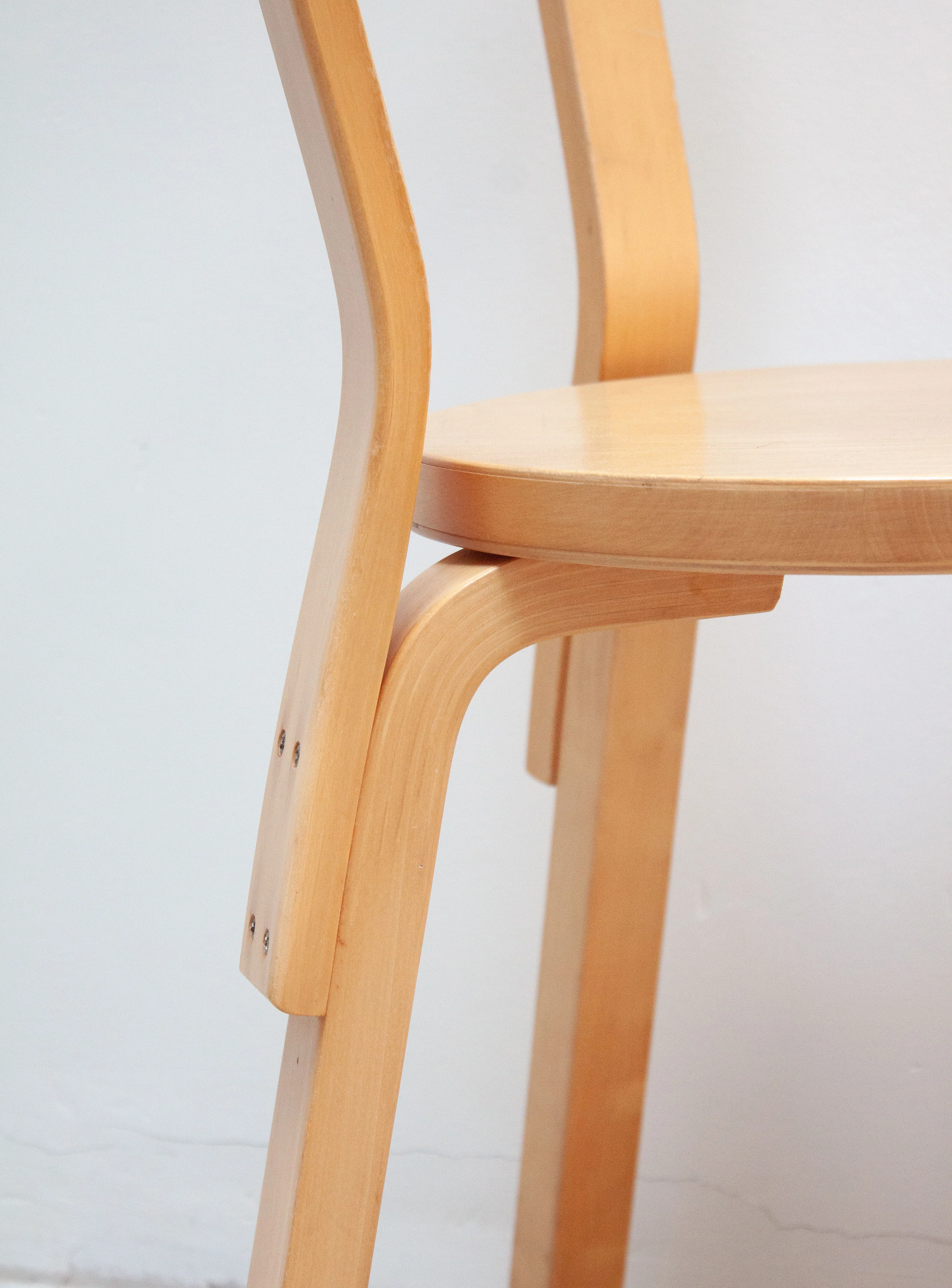 Artek Model 68 Chairs by Alvar Aalto (Birch) - Image 21