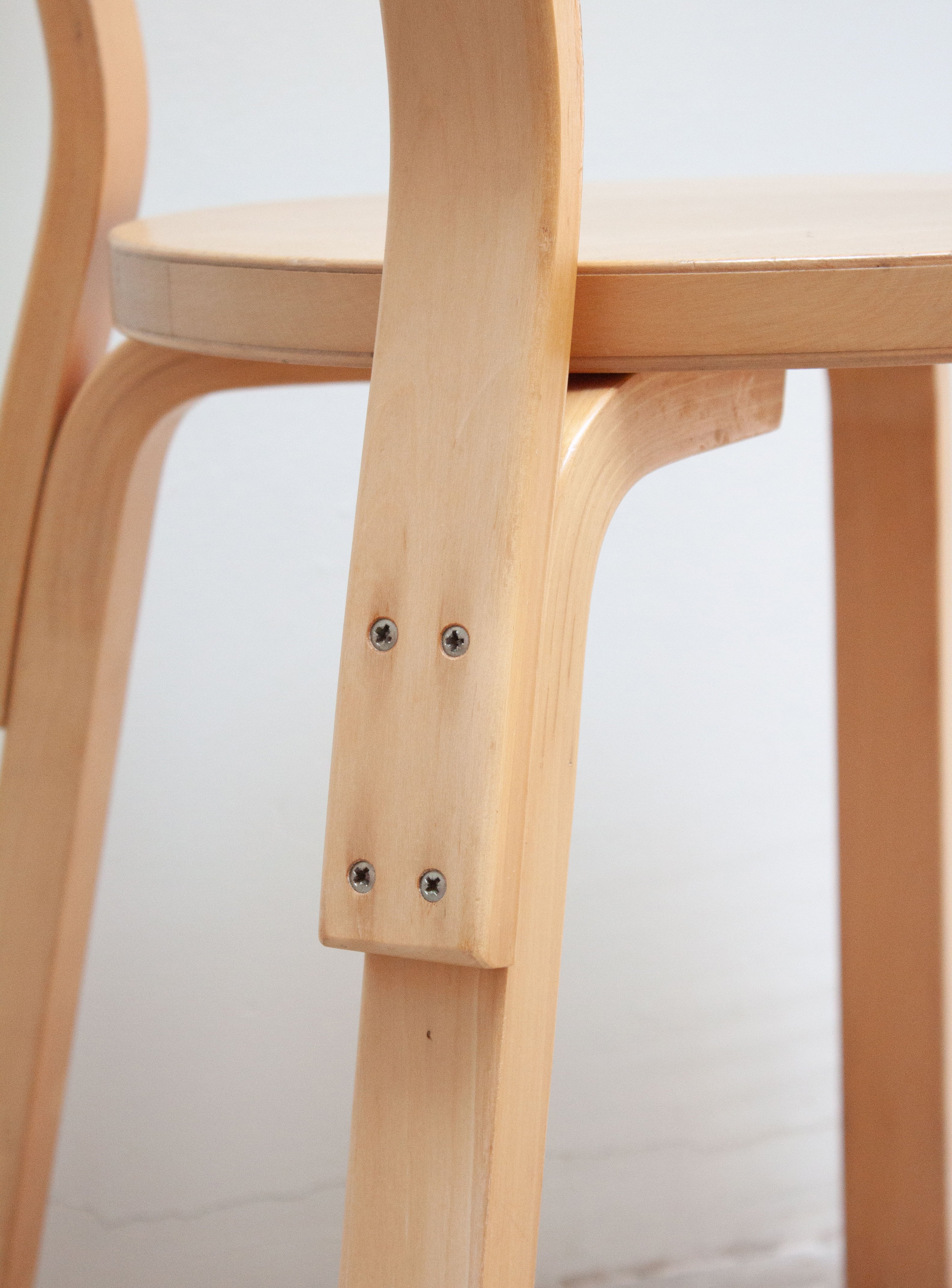 Artek Model 68 Chairs by Alvar Aalto (Birch) - Image 23