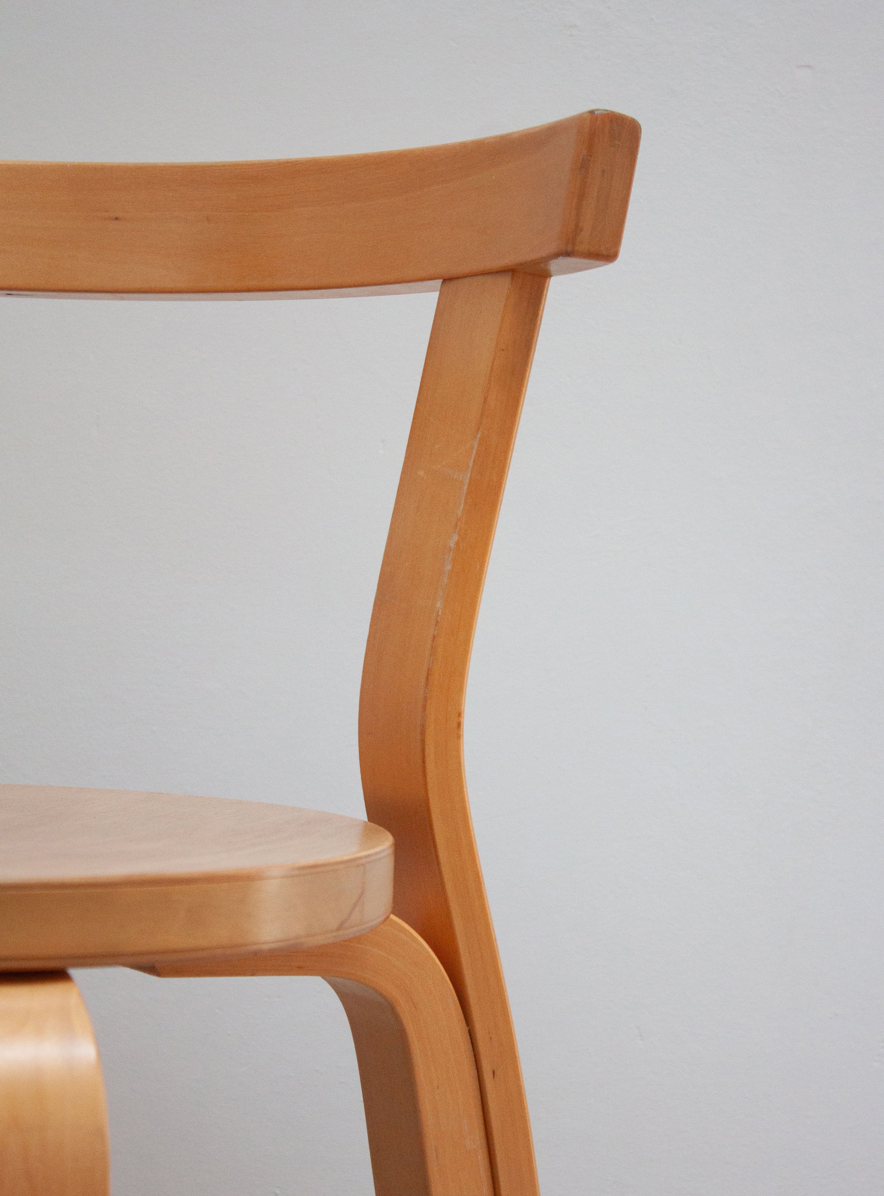 Artek Model 68 Chairs by Alvar Aalto (Birch) - Image 24