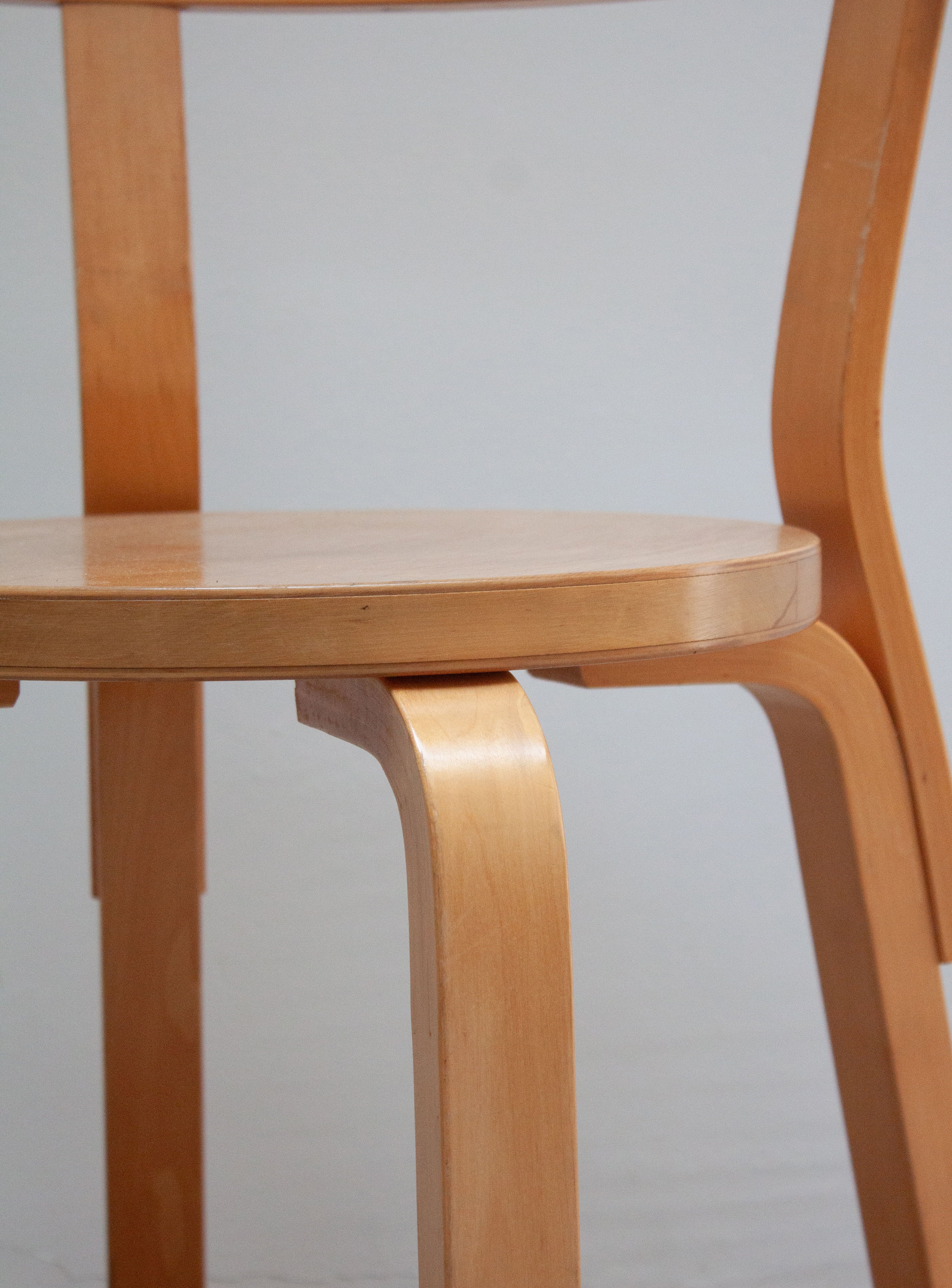 Artek Model 68 Chairs by Alvar Aalto (Birch) - Image 25