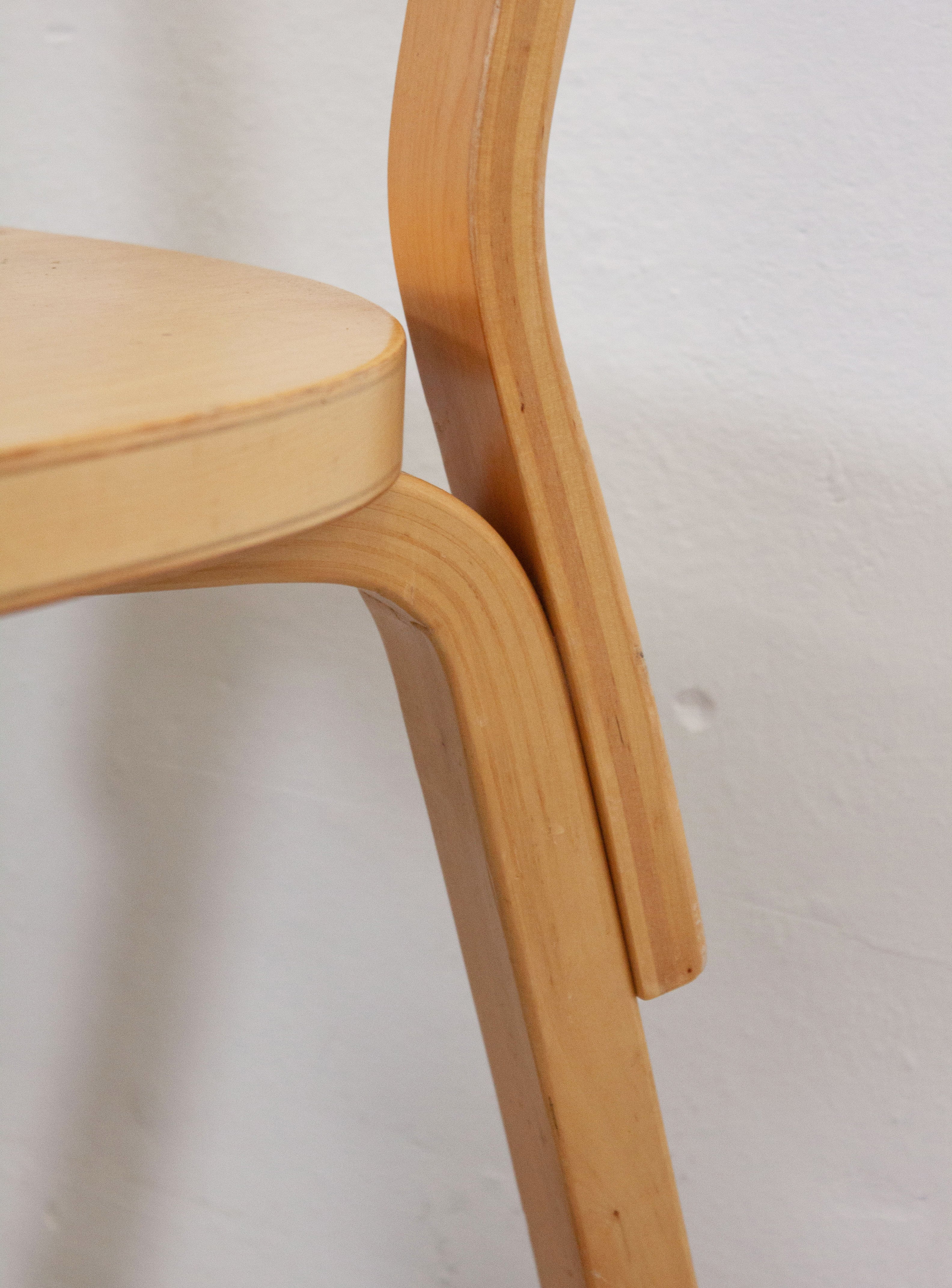 Artek Model 69 Chairs by Alvar Aalto (Birch) - Image 13