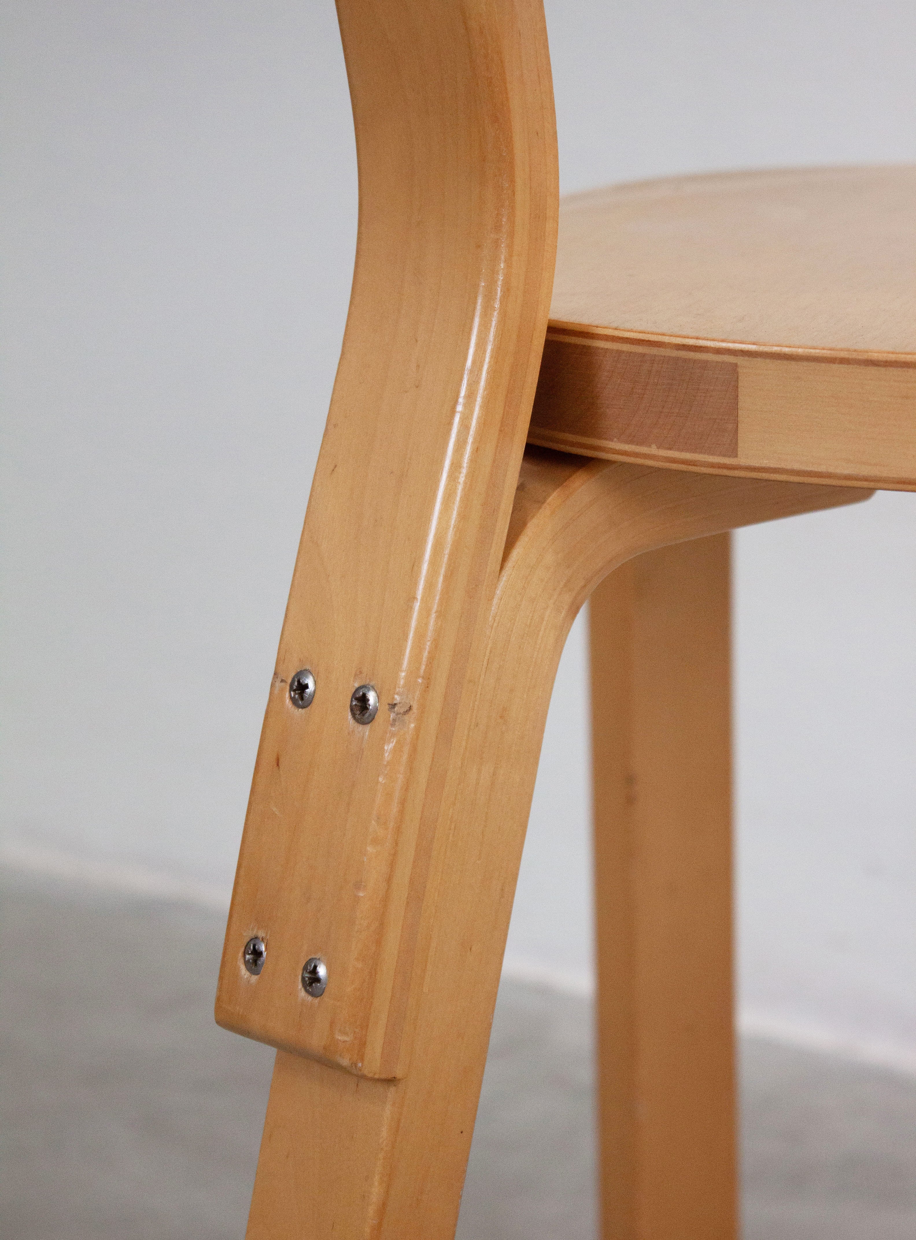 Artek Model 69 Chairs by Alvar Aalto (Birch) - Image 16
