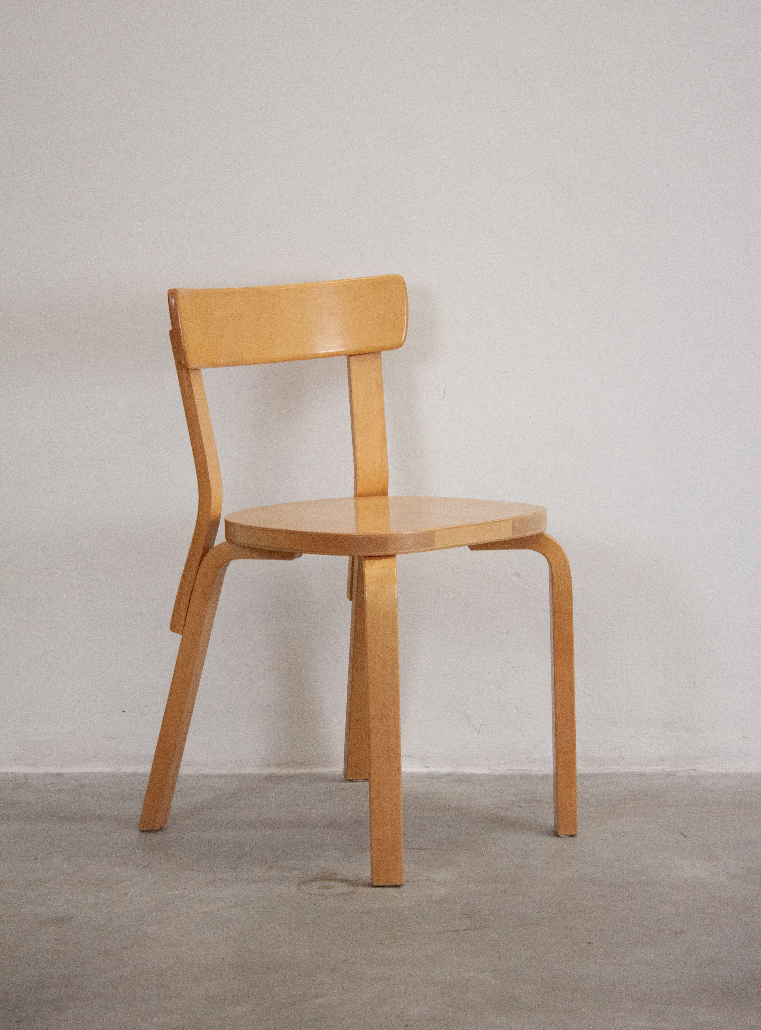 Artek Model 69 Chairs by Alvar Aalto (Birch) - Image 19