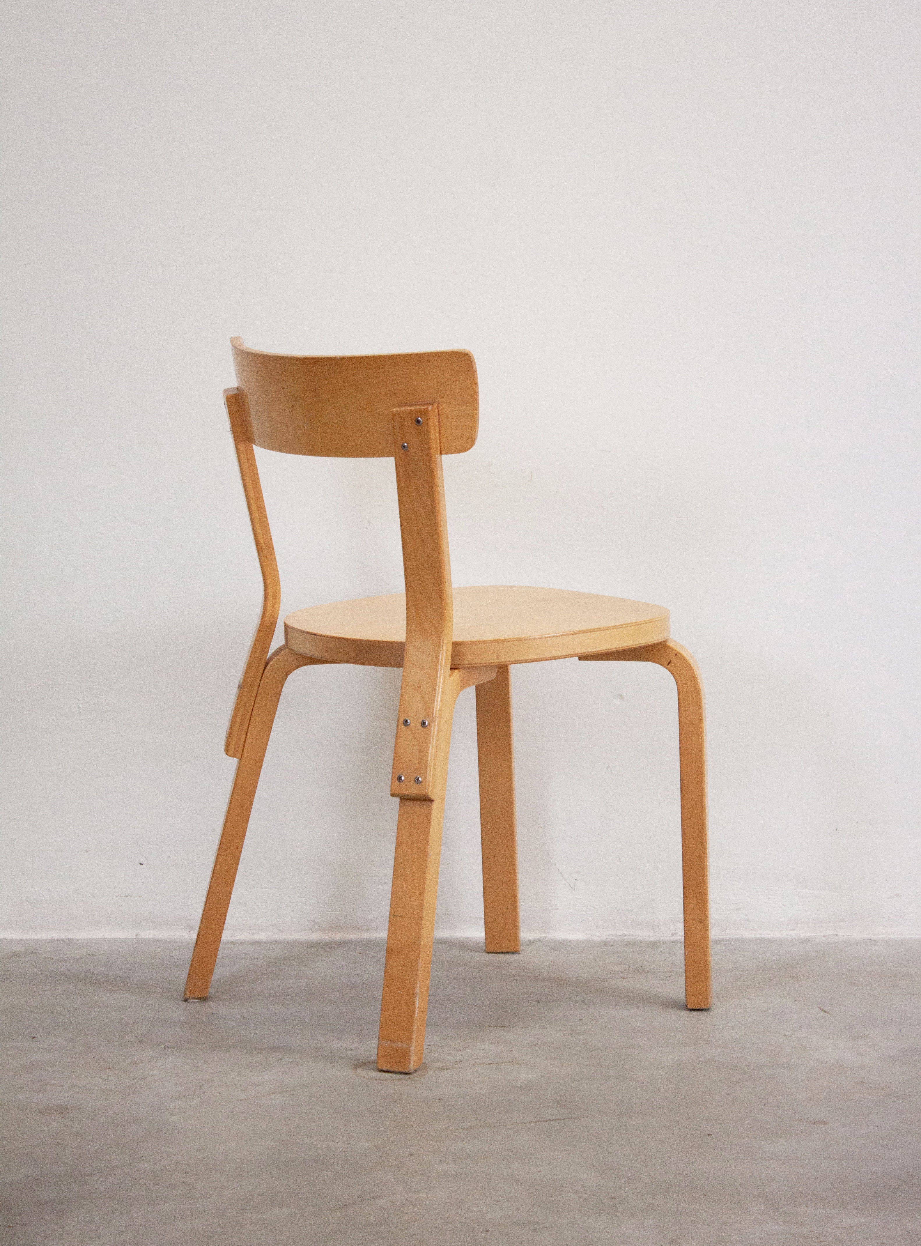 Artek Model 69 Chairs by Alvar Aalto (Birch) - Image 23