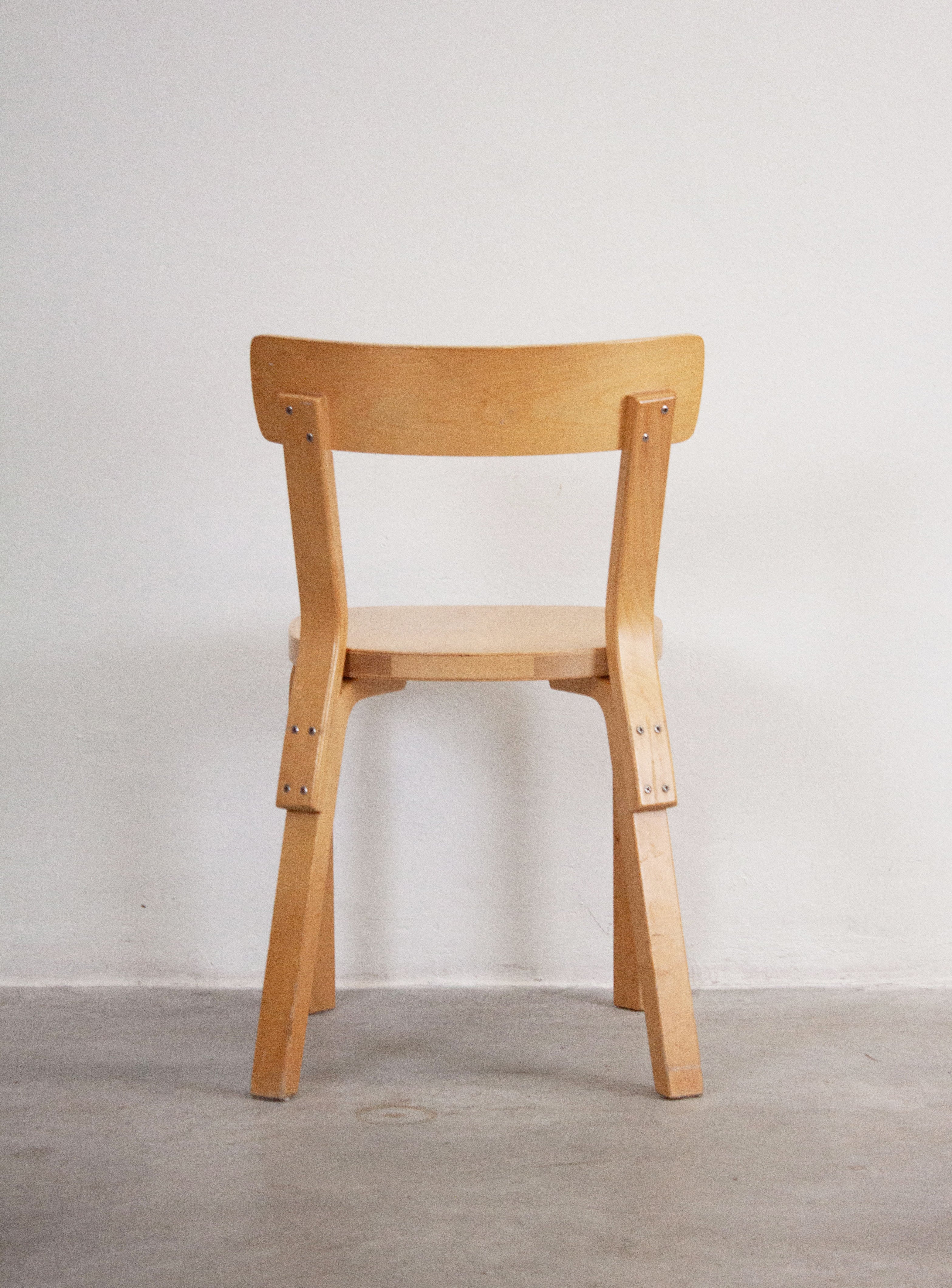 Artek Model 69 Chairs by Alvar Aalto (Birch) - Image 25