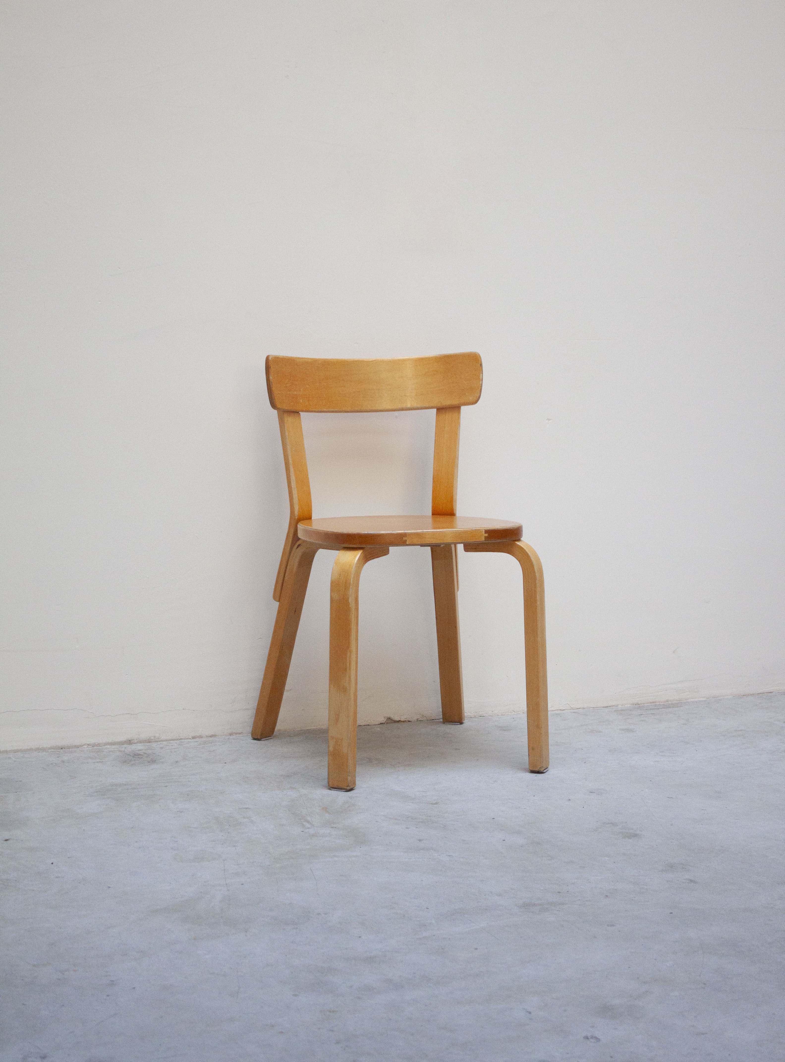 Artek Model 69 Chairs by Alvar Aalto (Birch)
