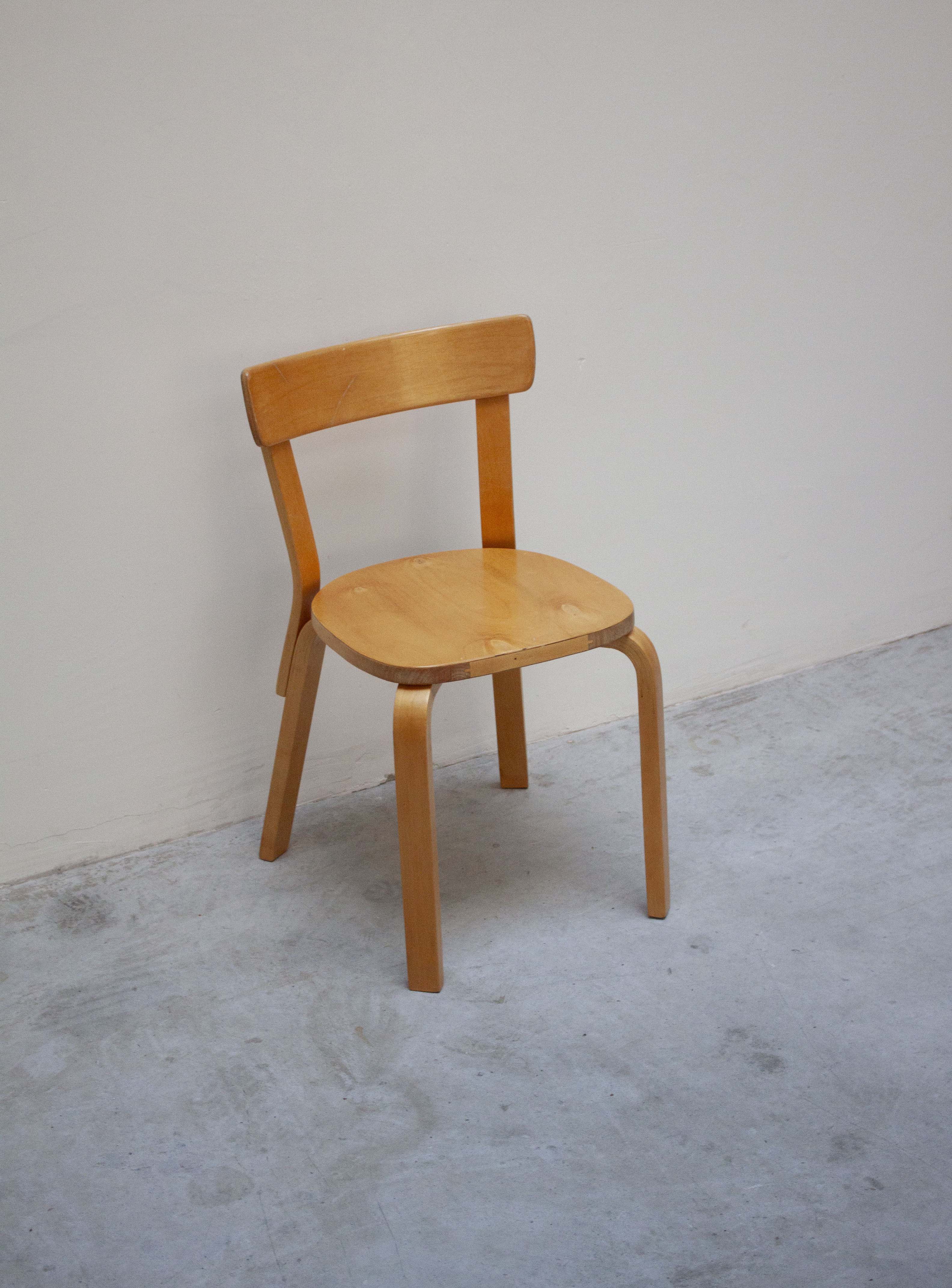 Artek Model 69 Chairs by Alvar Aalto (Birch) - Image 30