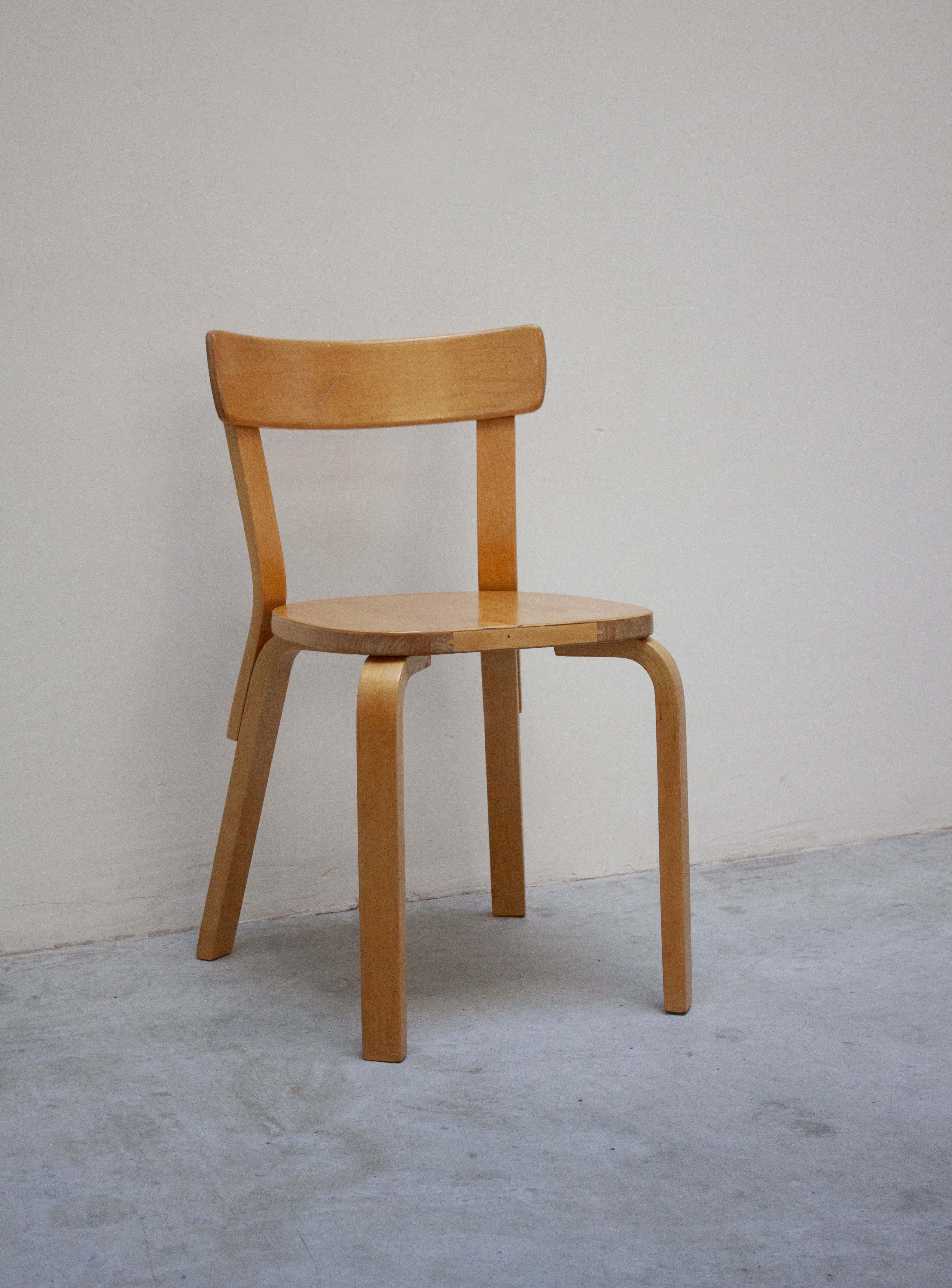 Artek Model 69 Chairs by Alvar Aalto (Birch) - Image 31