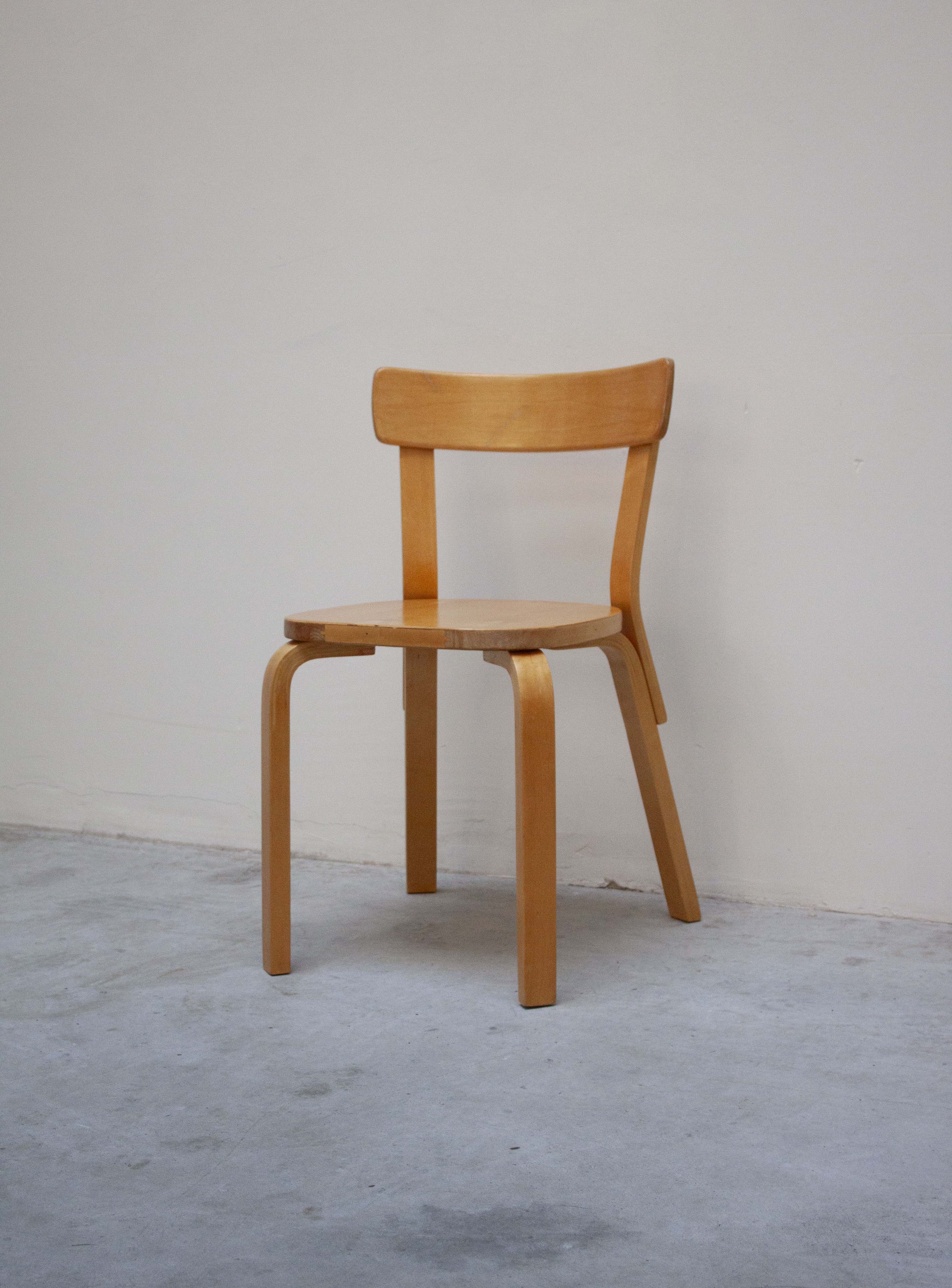 Artek Model 69 Chairs by Alvar Aalto (Birch) - Image 32
