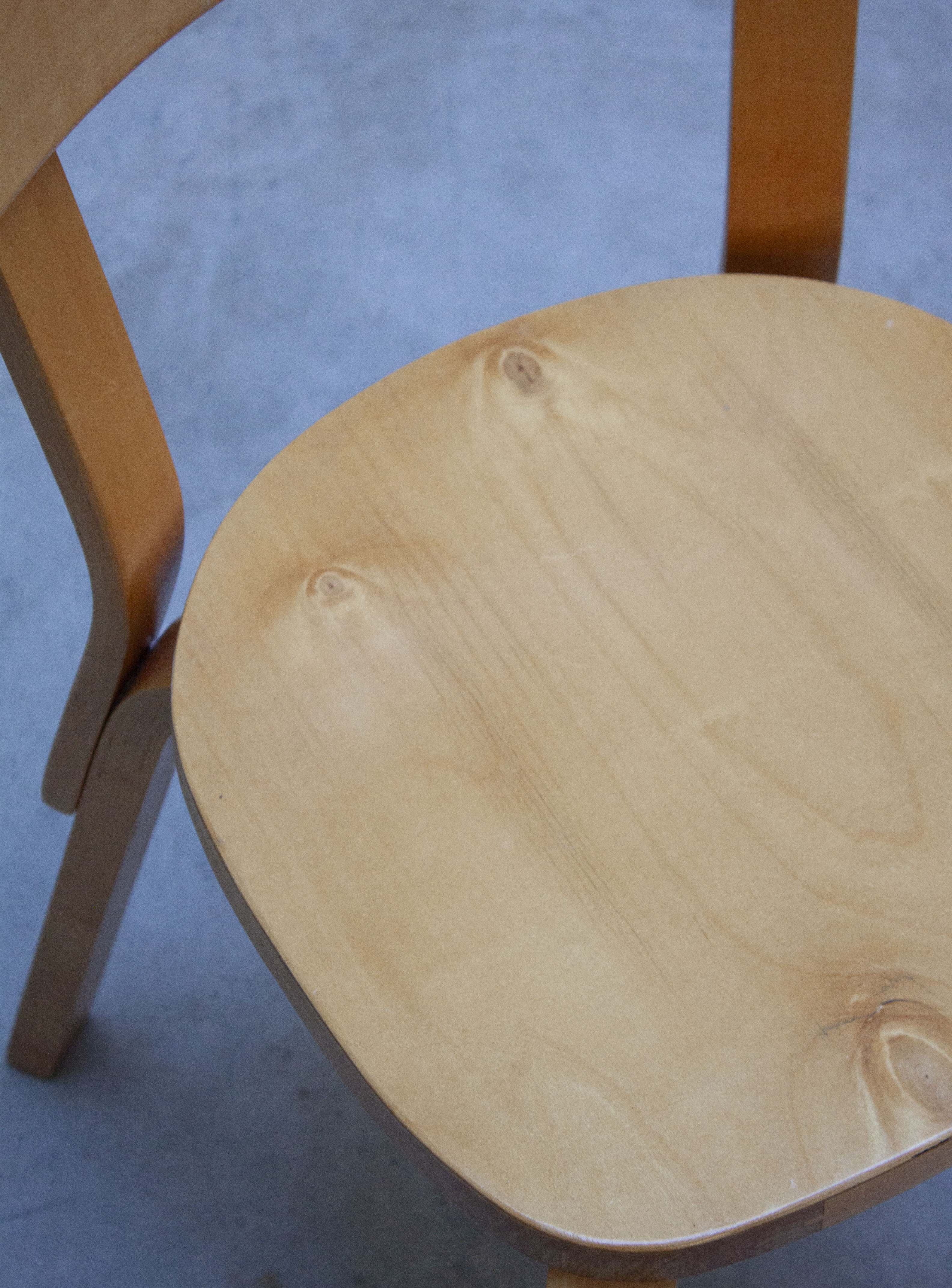Artek Model 69 Chairs by Alvar Aalto (Birch) - Image 35