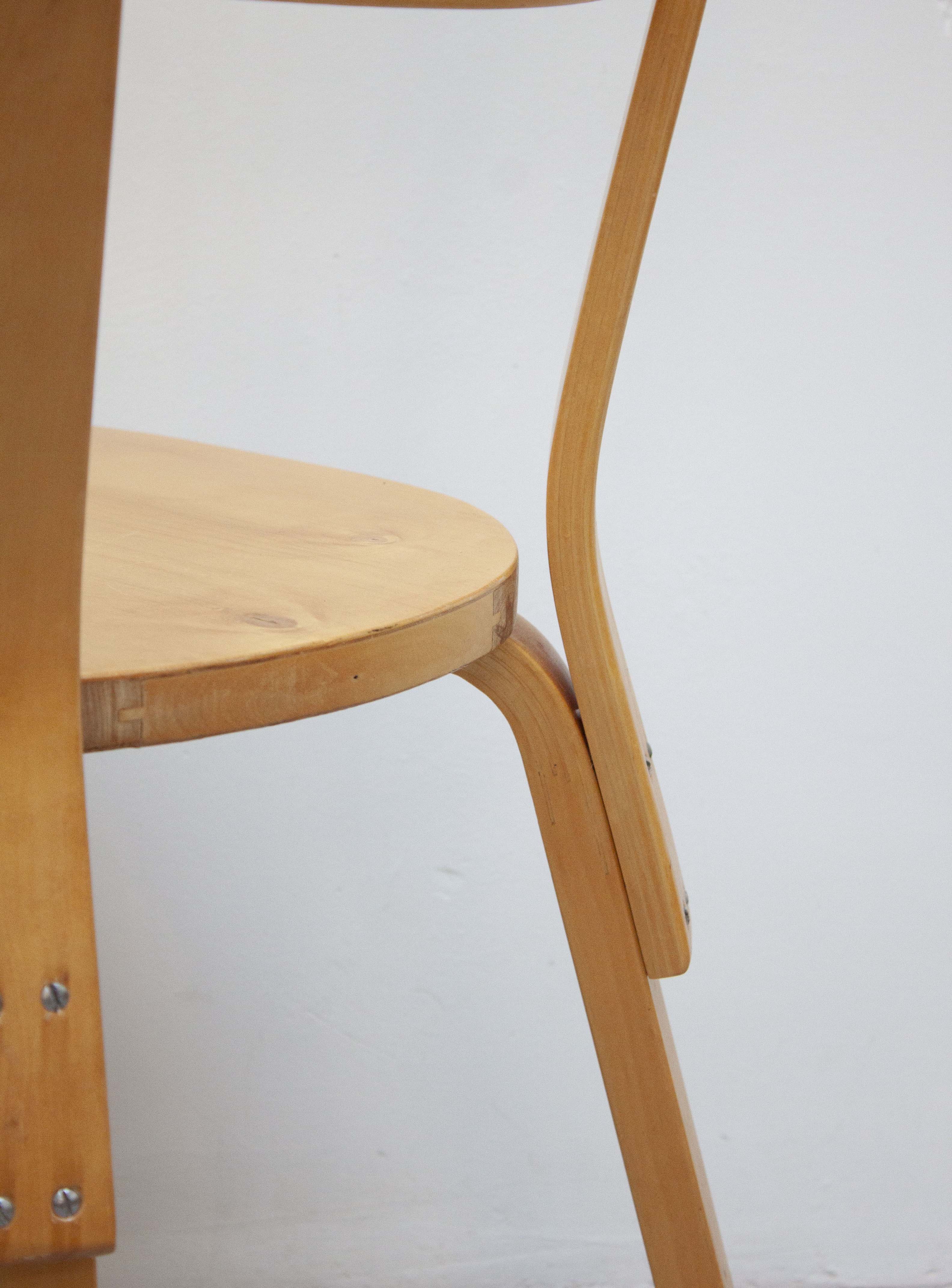 Artek Model 69 Chairs by Alvar Aalto (Birch) - Image 37