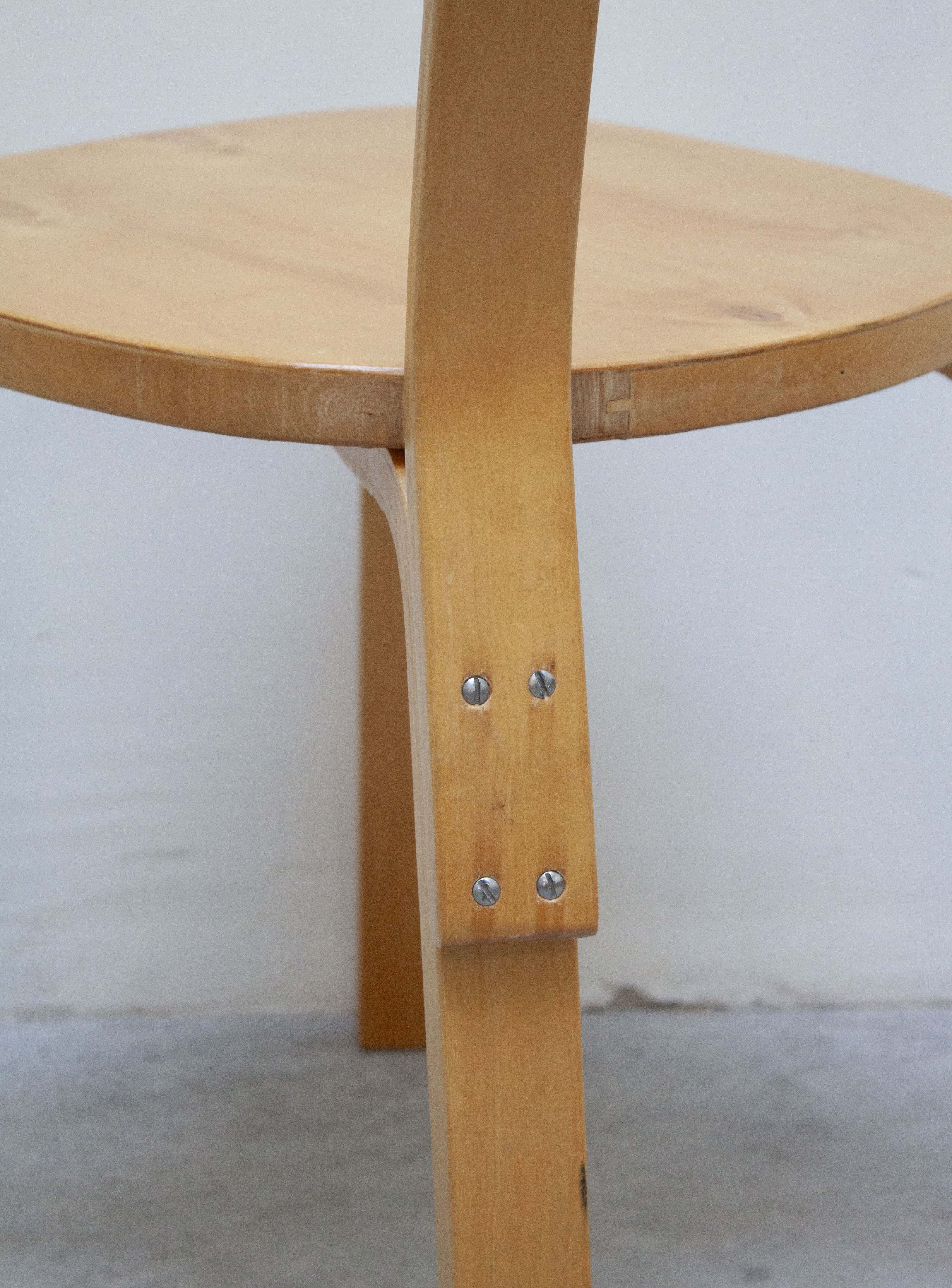 Artek Model 69 Chairs by Alvar Aalto (Birch) - Image 38
