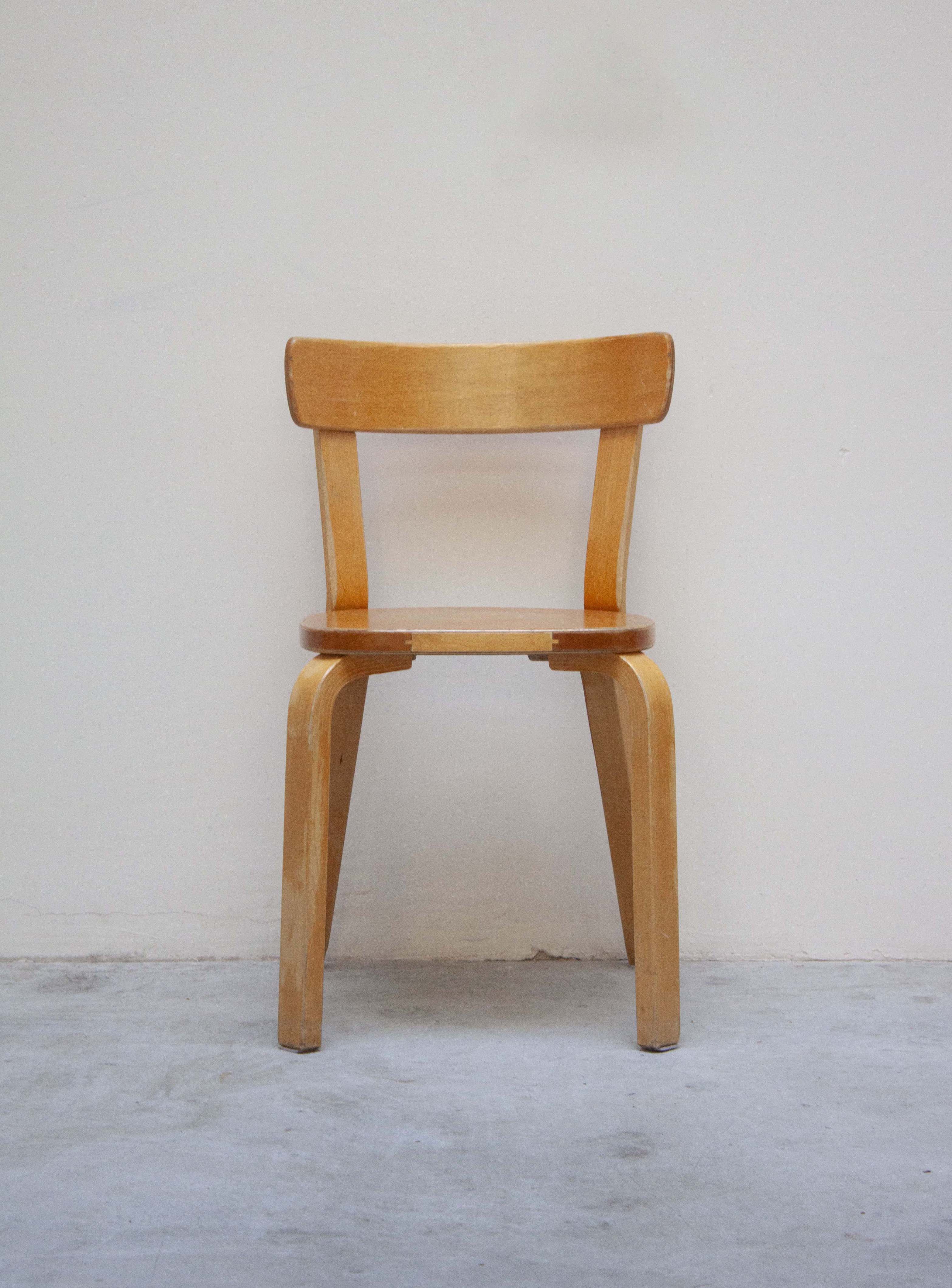 Artek Model 69 Chairs by Alvar Aalto (Birch) - Image 5