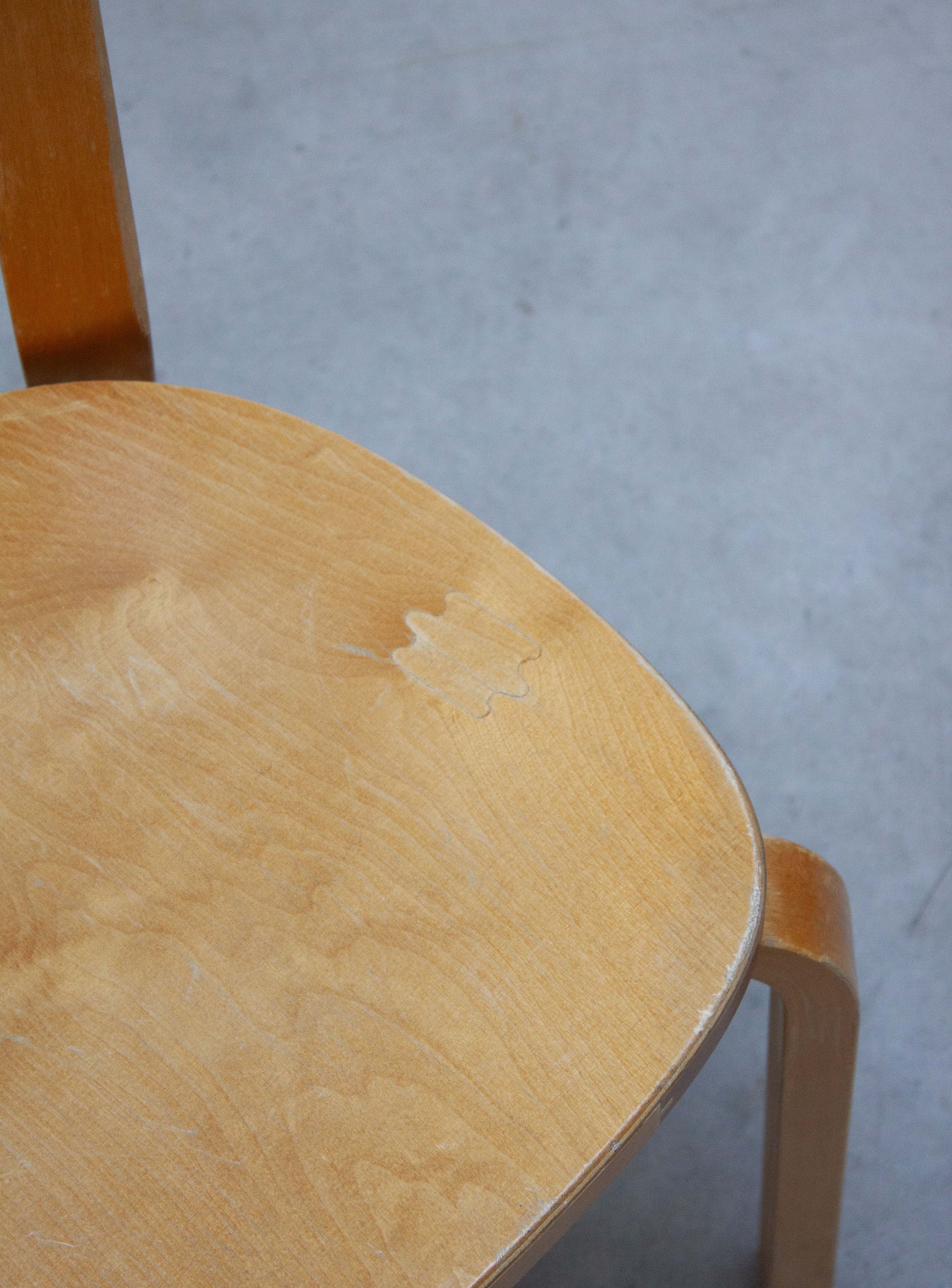 Artek Model 69 Chairs by Alvar Aalto (Birch) - Image 9