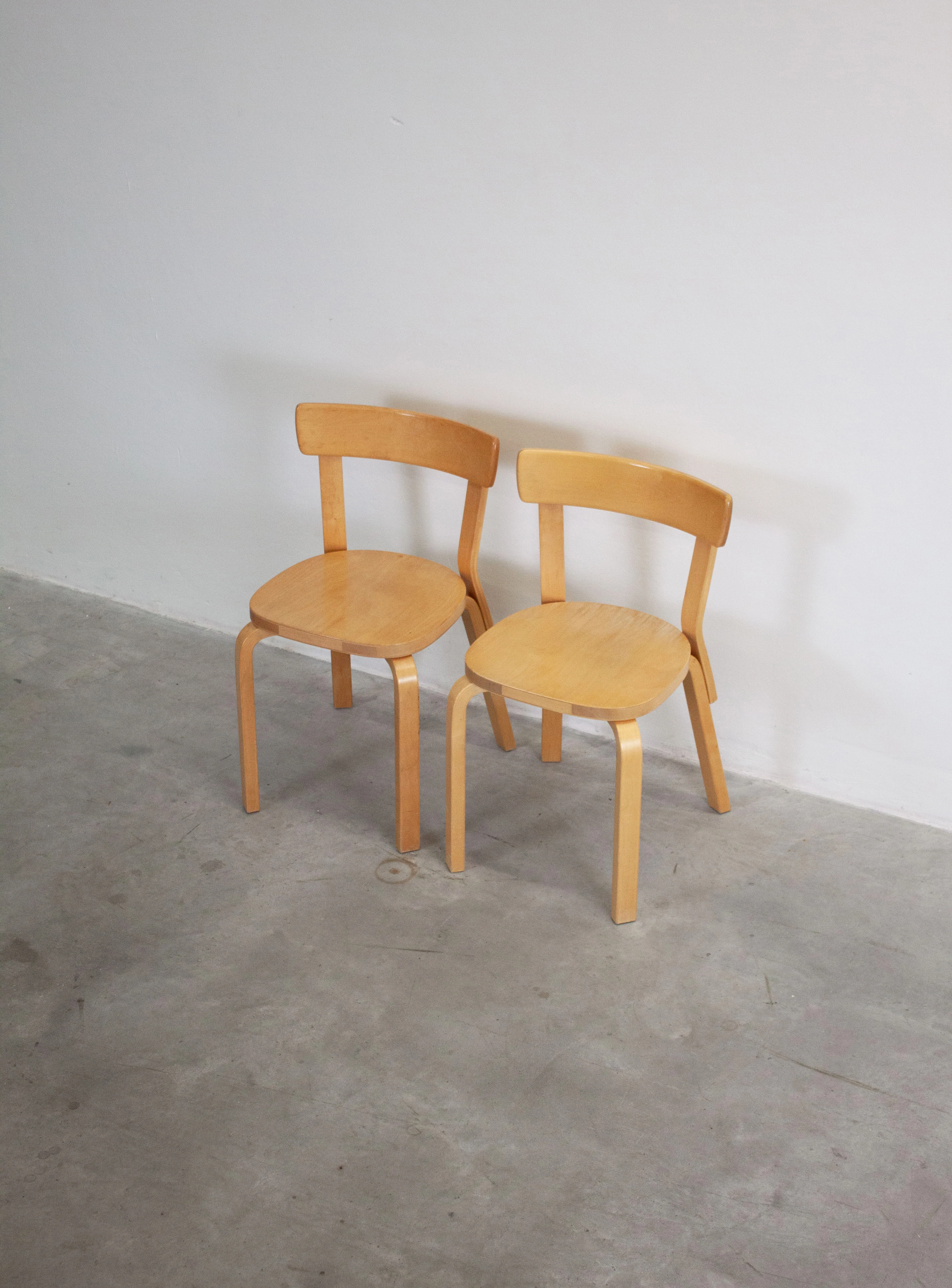 Artek Model 69 Chairs by Alvar Aalto (Birch) - Image 8