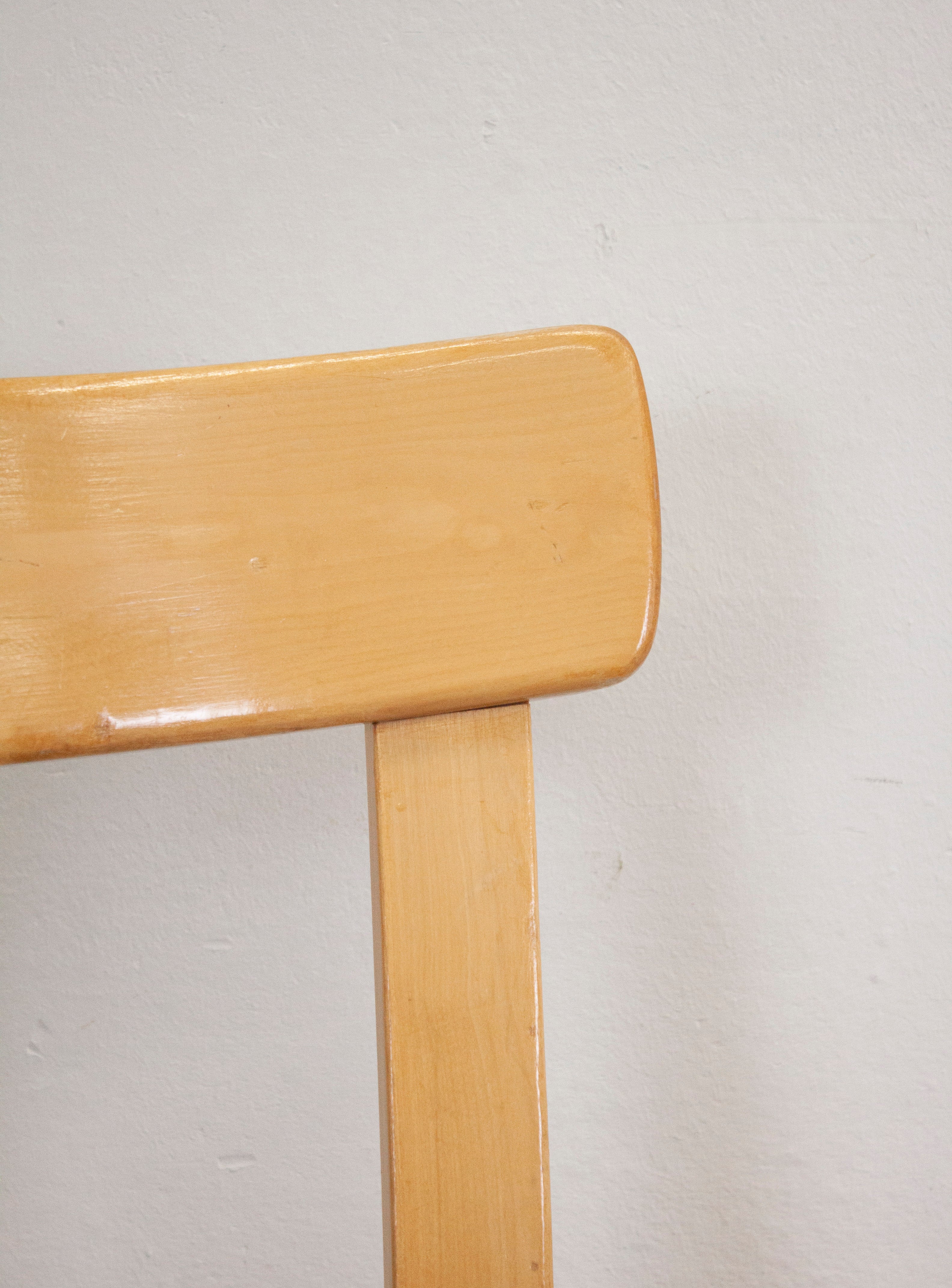 Artek Model 69 Chairs by Alvar Aalto (Blue) - Image 17
