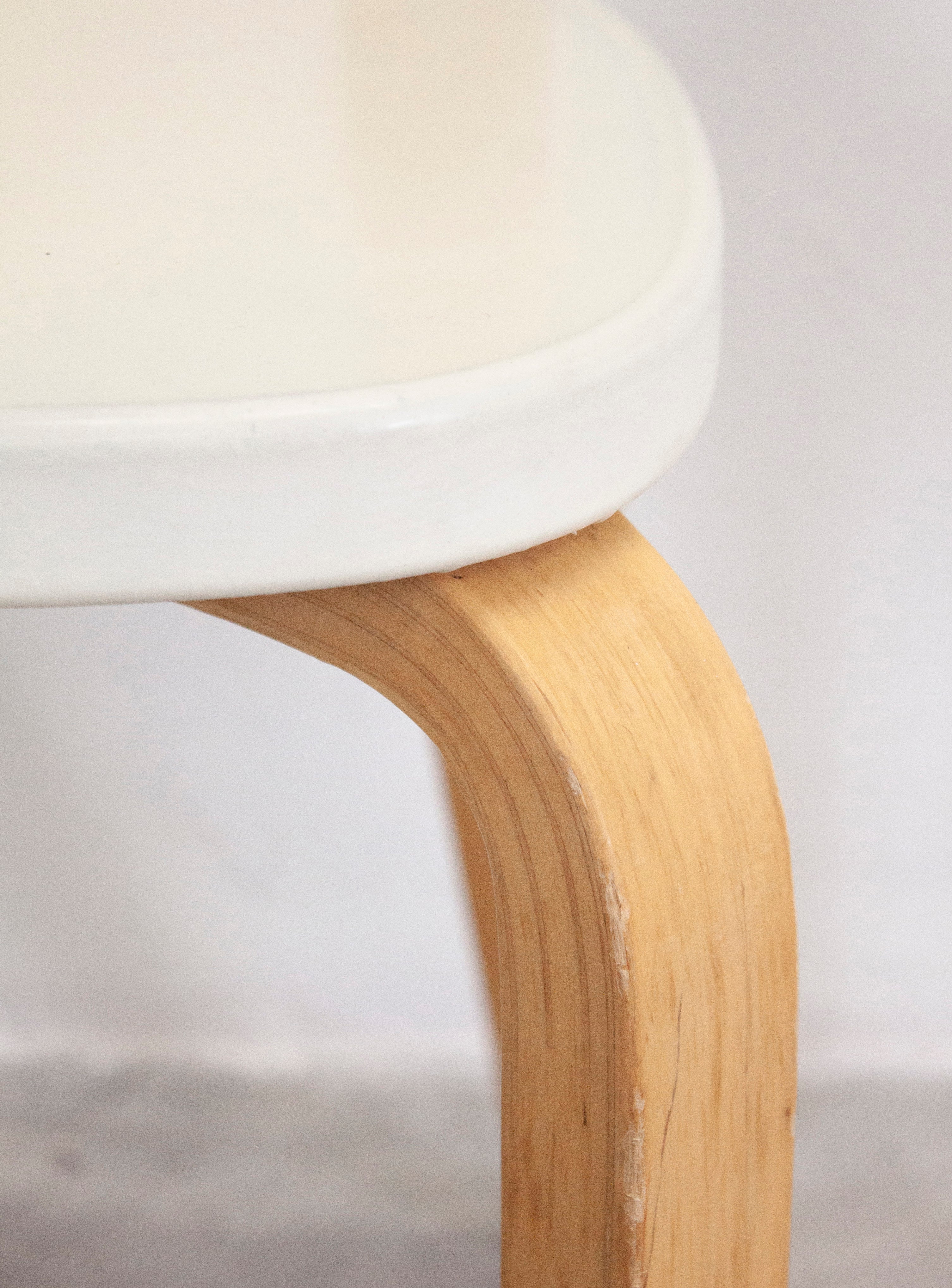 Artek Model 69 Chairs by Alvar Aalto (White) - Image 24