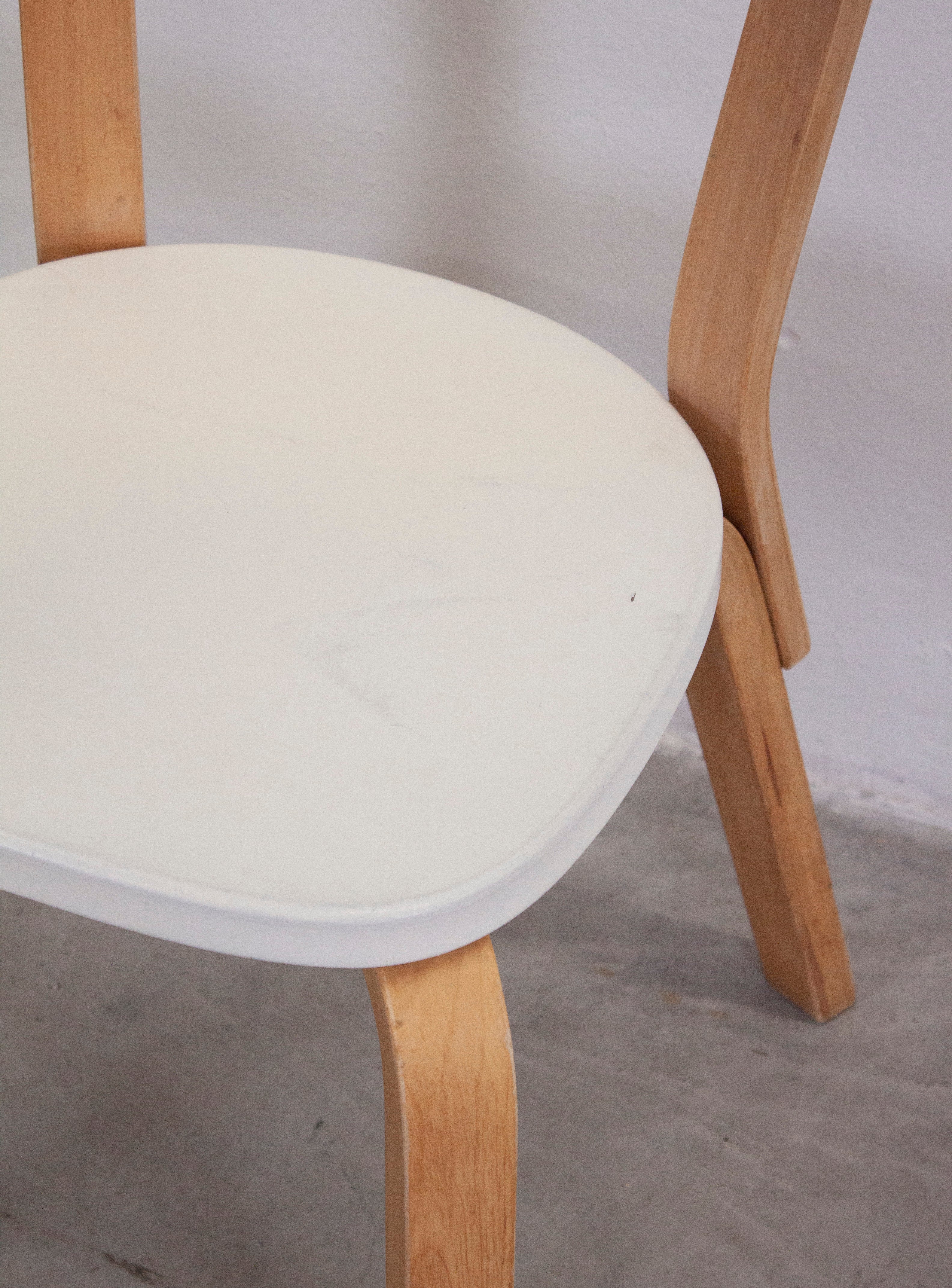 Artek Model 69 Chairs by Alvar Aalto (White) - Image 29