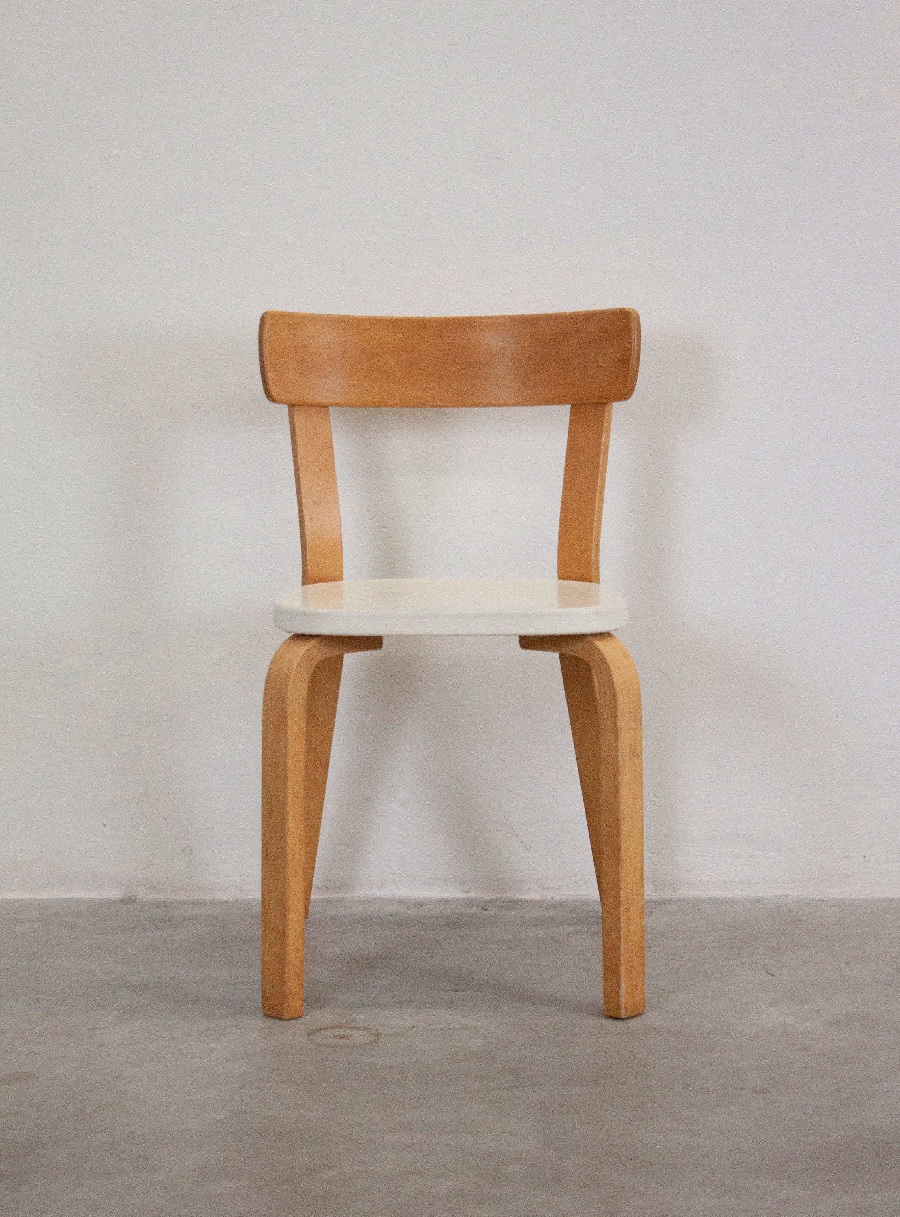 Artek Model 69 Chairs by Alvar Aalto (White) - Image 5