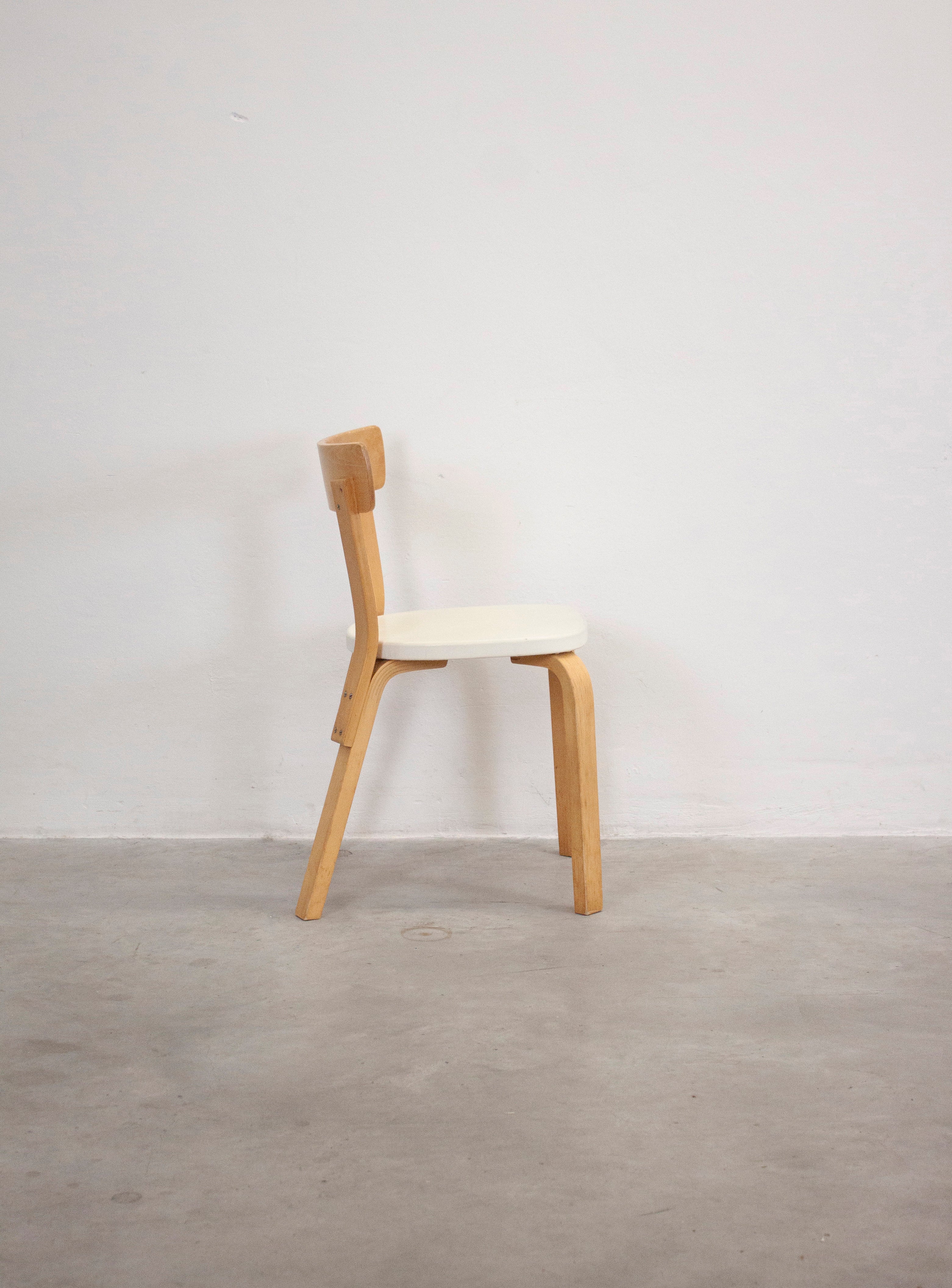 Artek Model 69 Chairs by Alvar Aalto (White) - Image 6