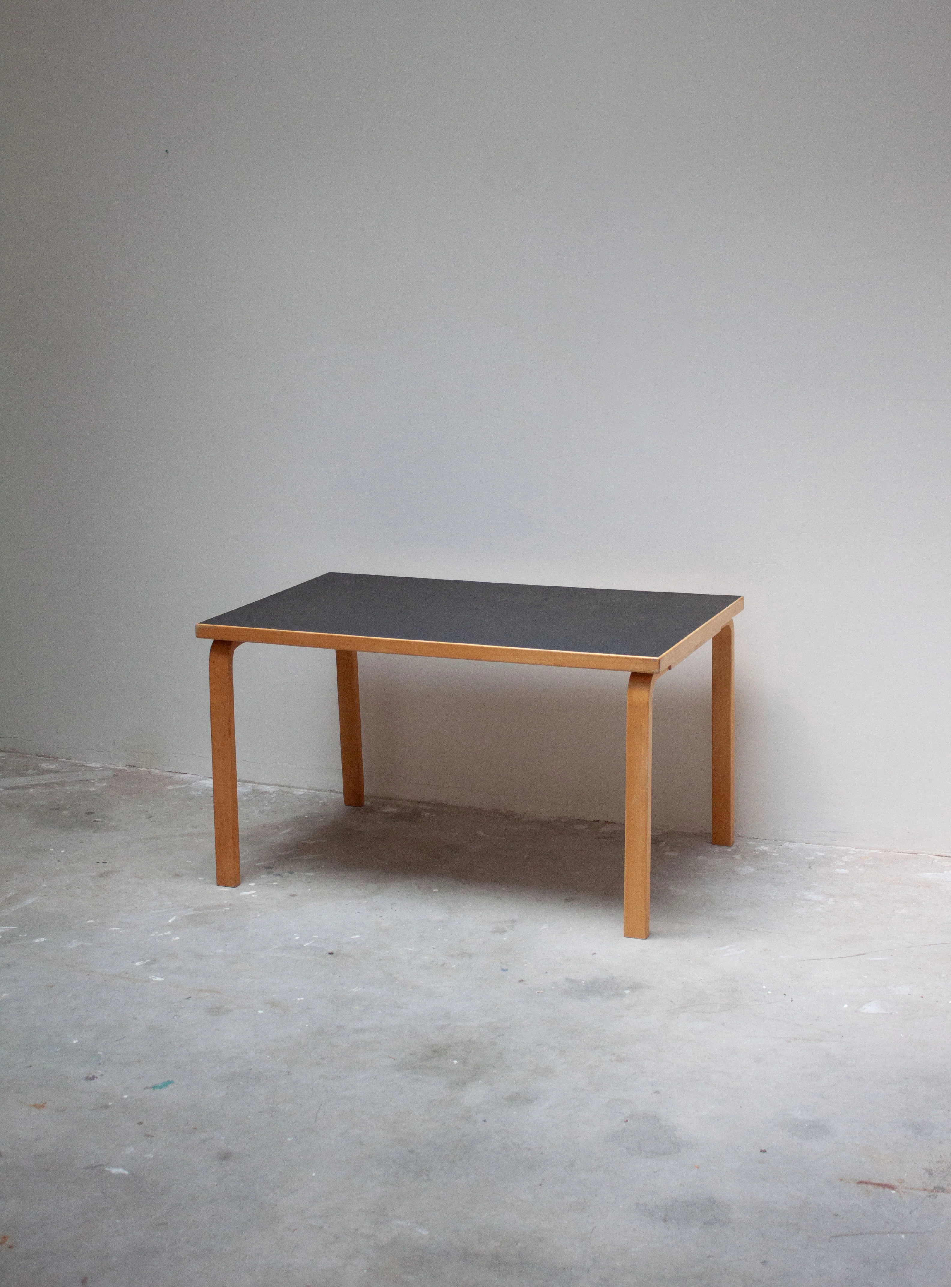 Artek Model 81B Dining Table by Alvar Aalto (Black)