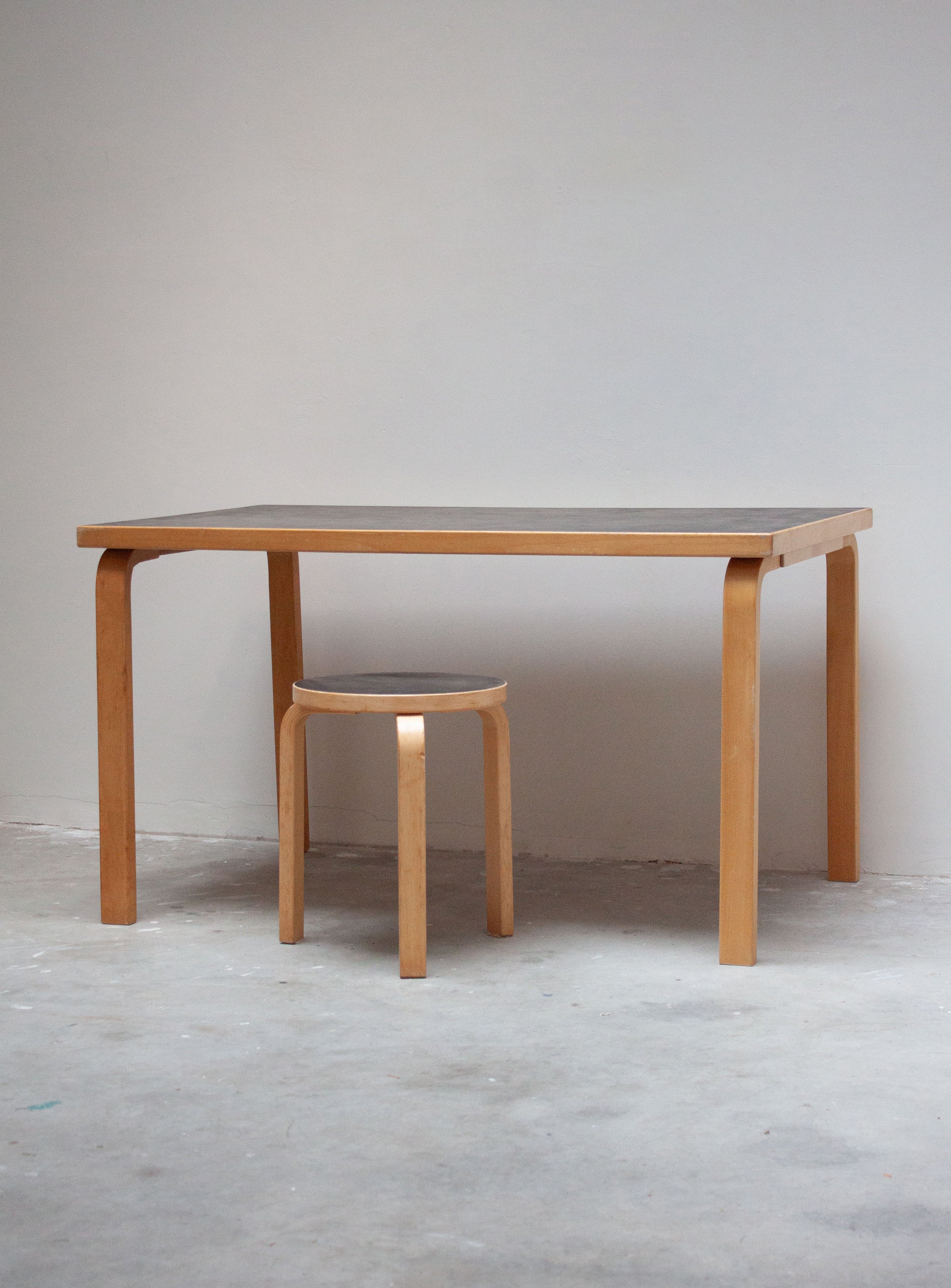 Artek Model 81B Dining Table by Alvar Aalto (Black) - Image 11