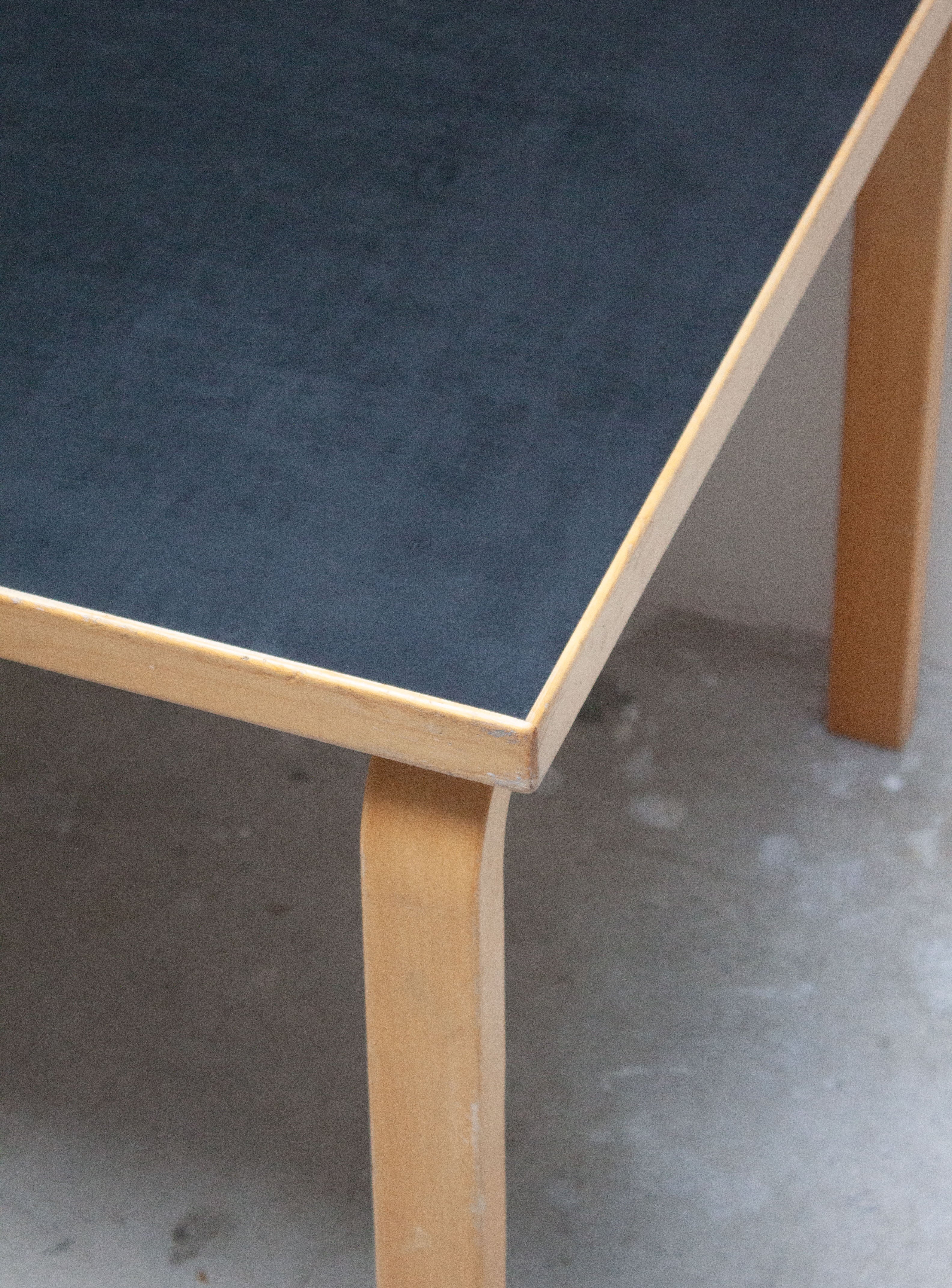 Artek Model 81B Dining Table by Alvar Aalto (Black) - Image 14
