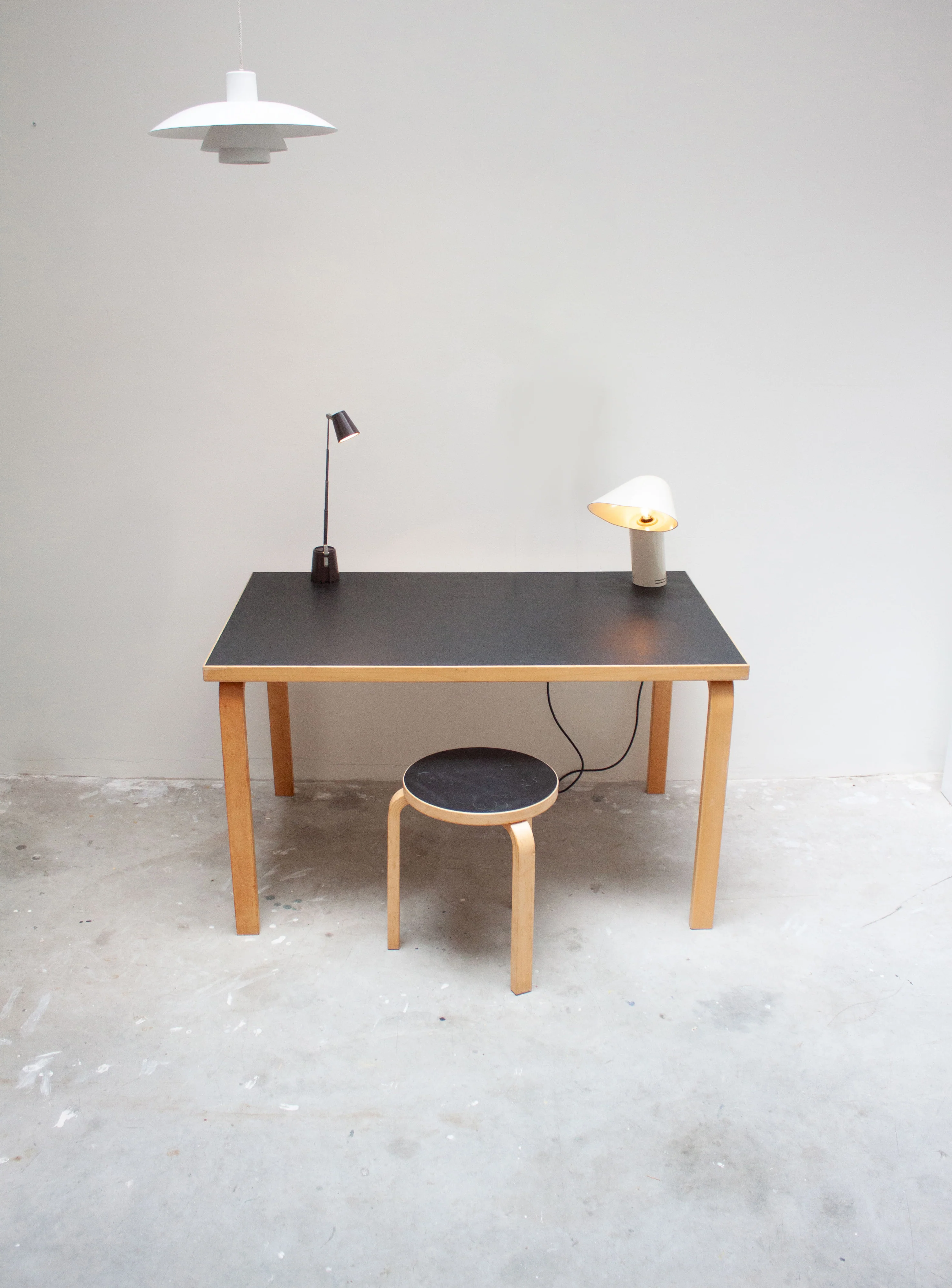Artek Model 81B Dining Table by Alvar Aalto (Black) - Image 23