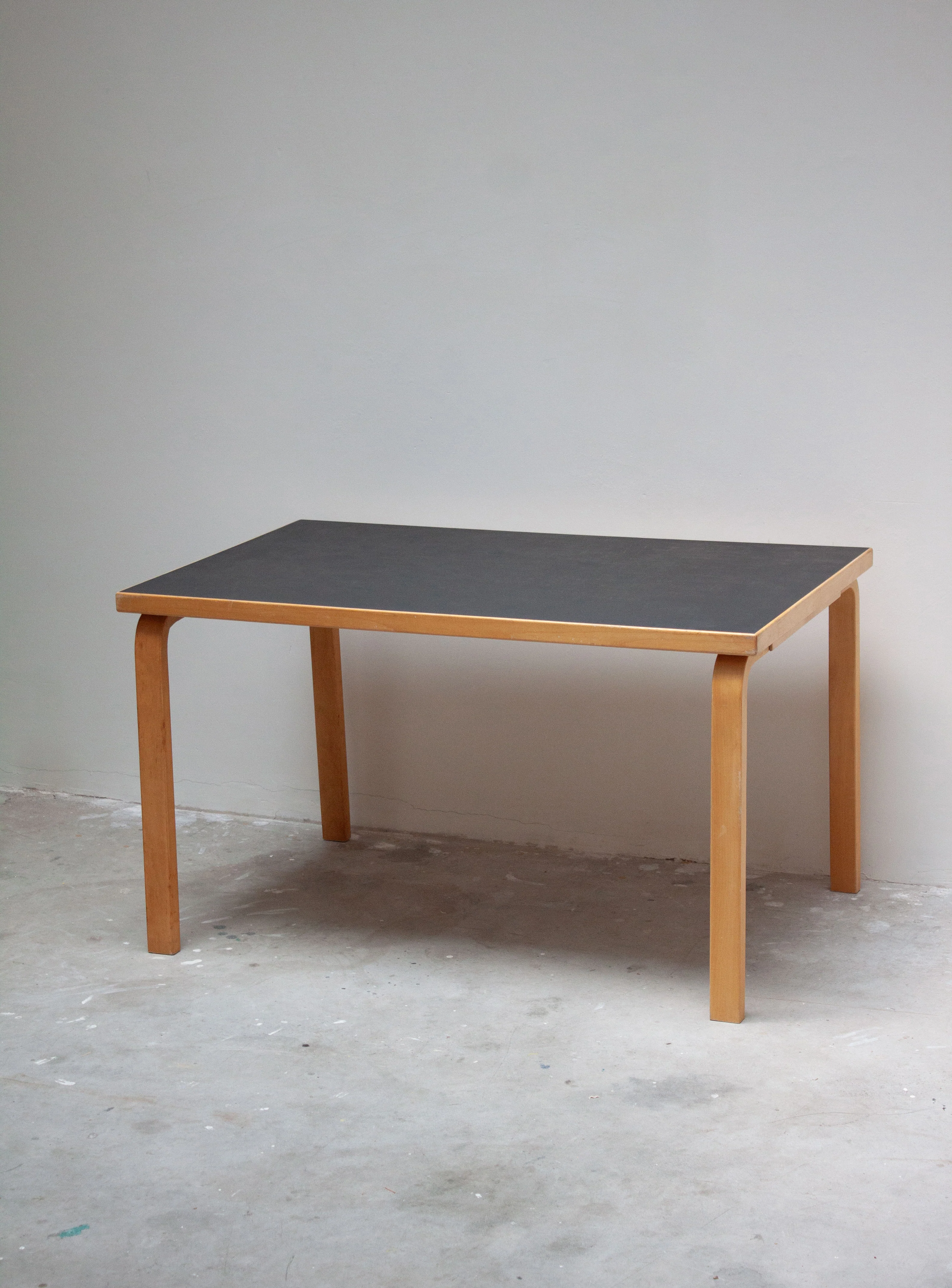Artek Model 81B Dining Table by Alvar Aalto (Black) - Image 8