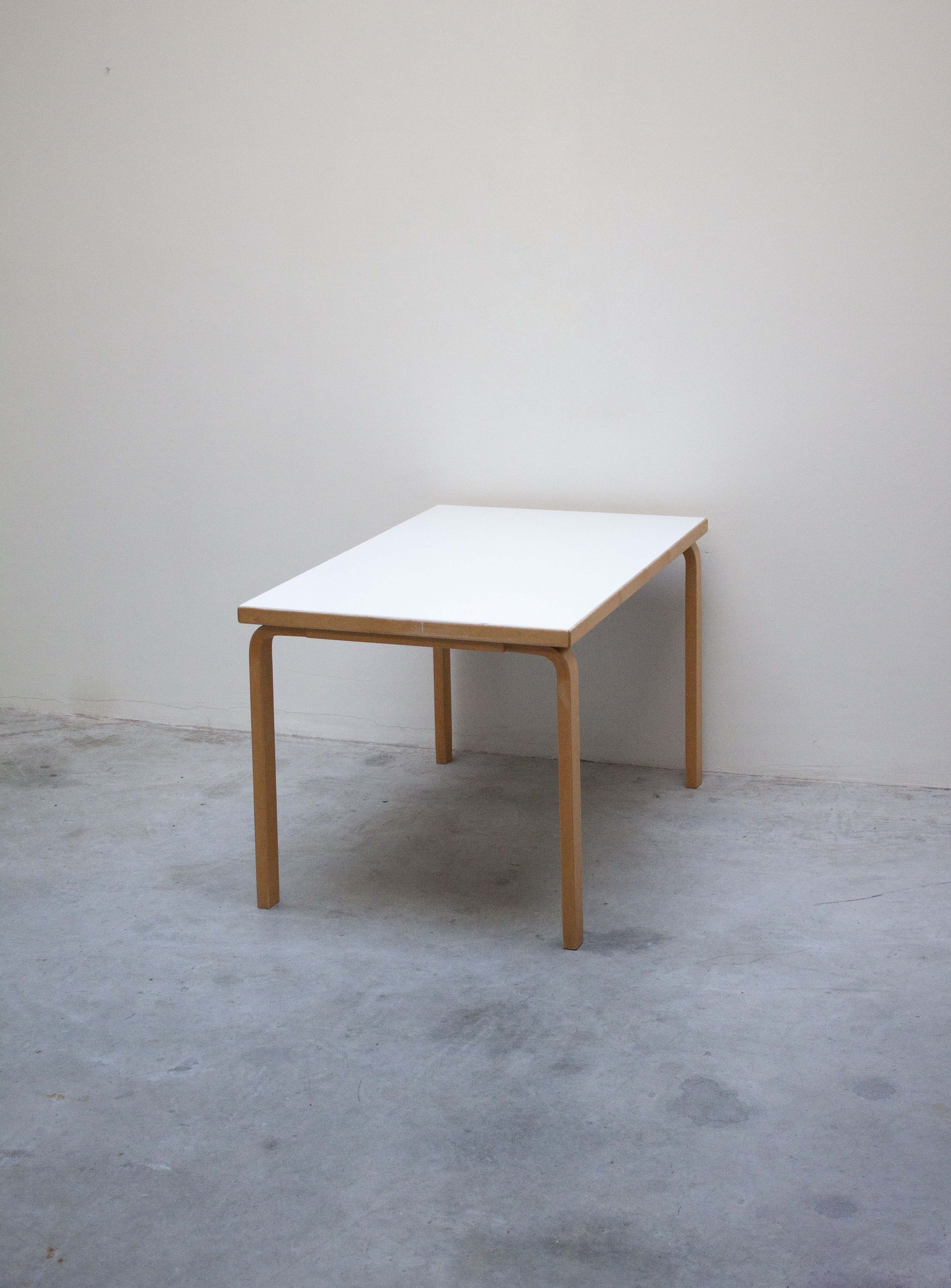 Artek Model 81B Dining Table by Alvar Aalto (White) - Image 10
