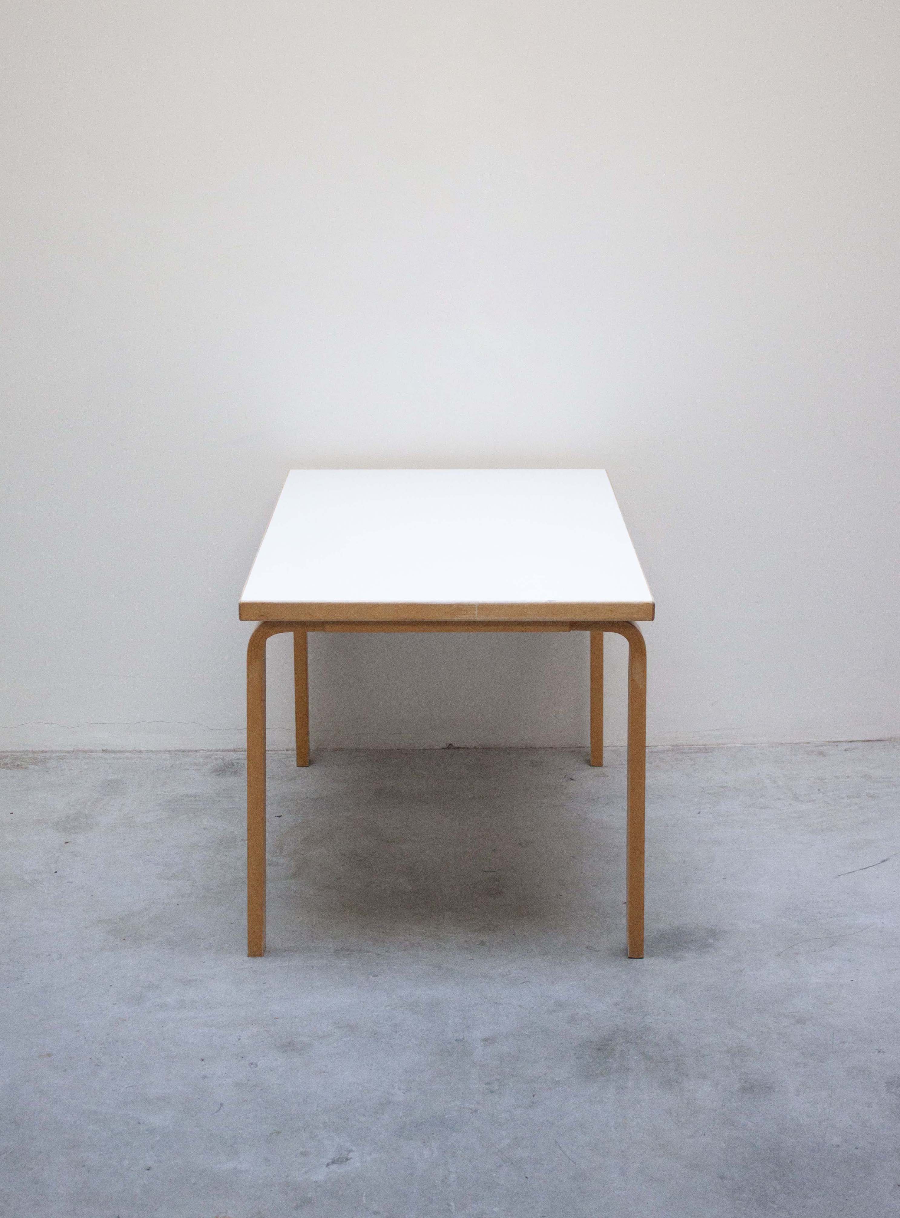 Artek Model 81B Dining Table by Alvar Aalto (White) - Image 13