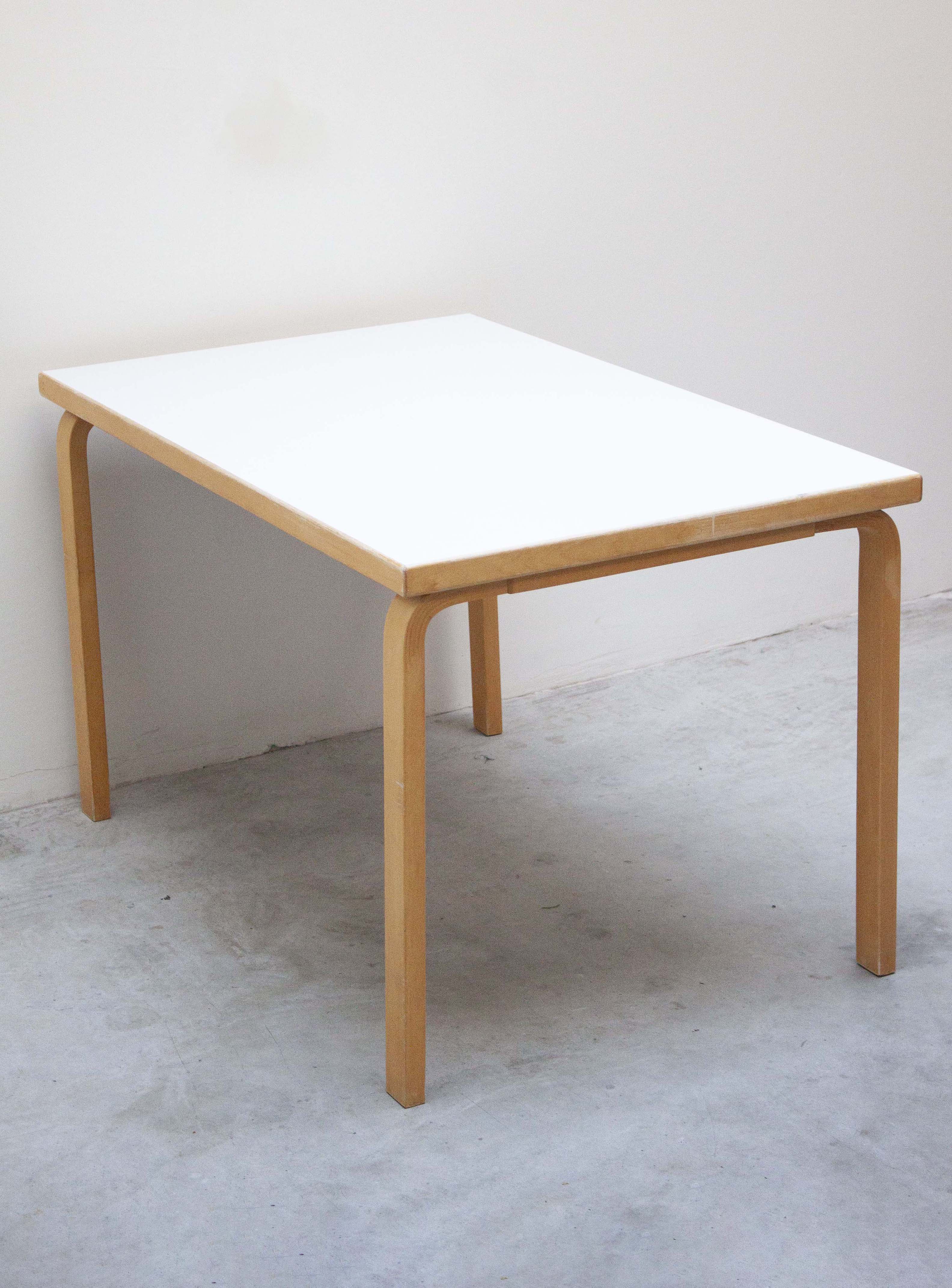 Artek Model 81B Dining Table by Alvar Aalto (White) - Image 16