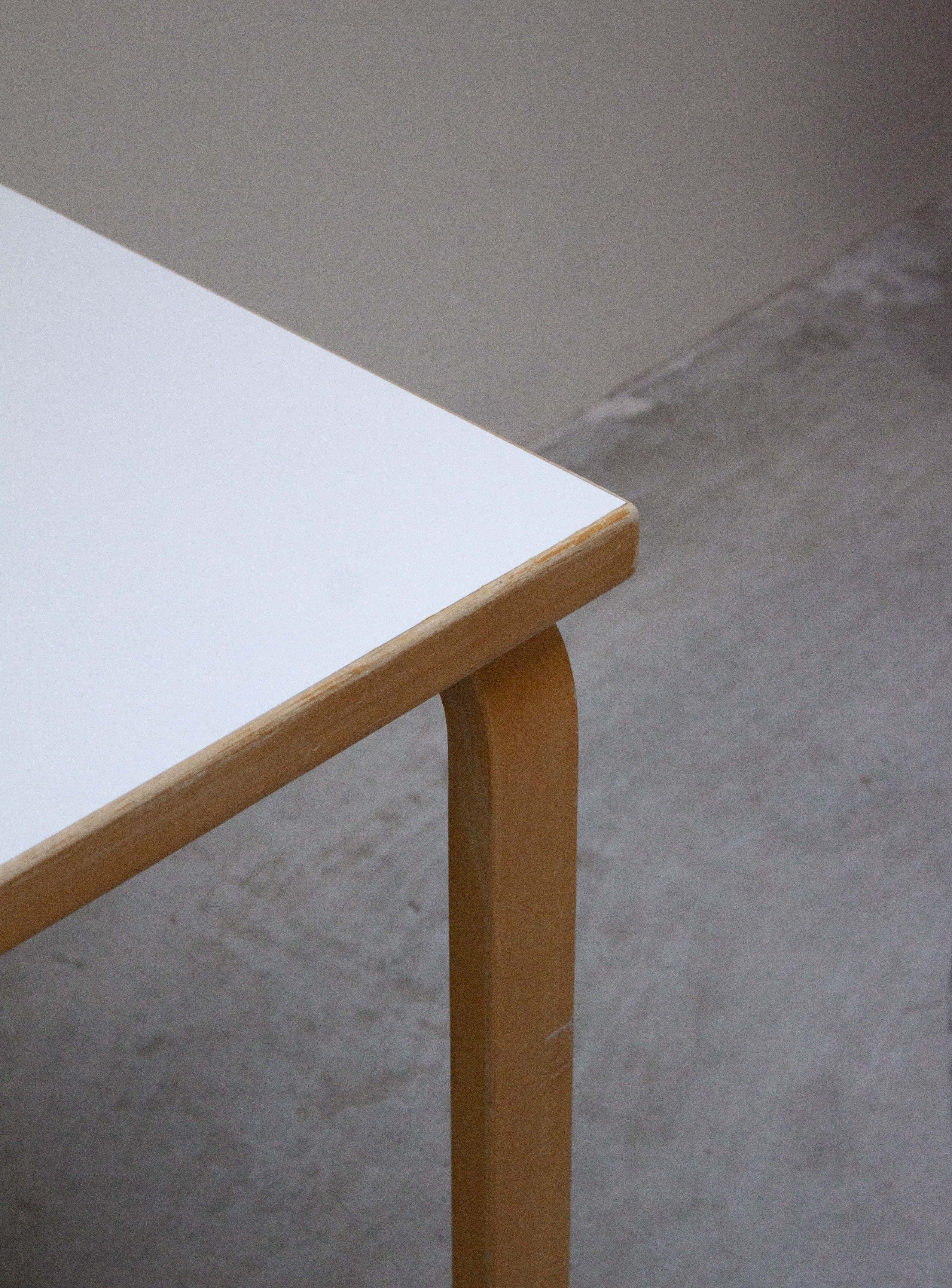Artek Model 81B Dining Table by Alvar Aalto (White) - Image 21
