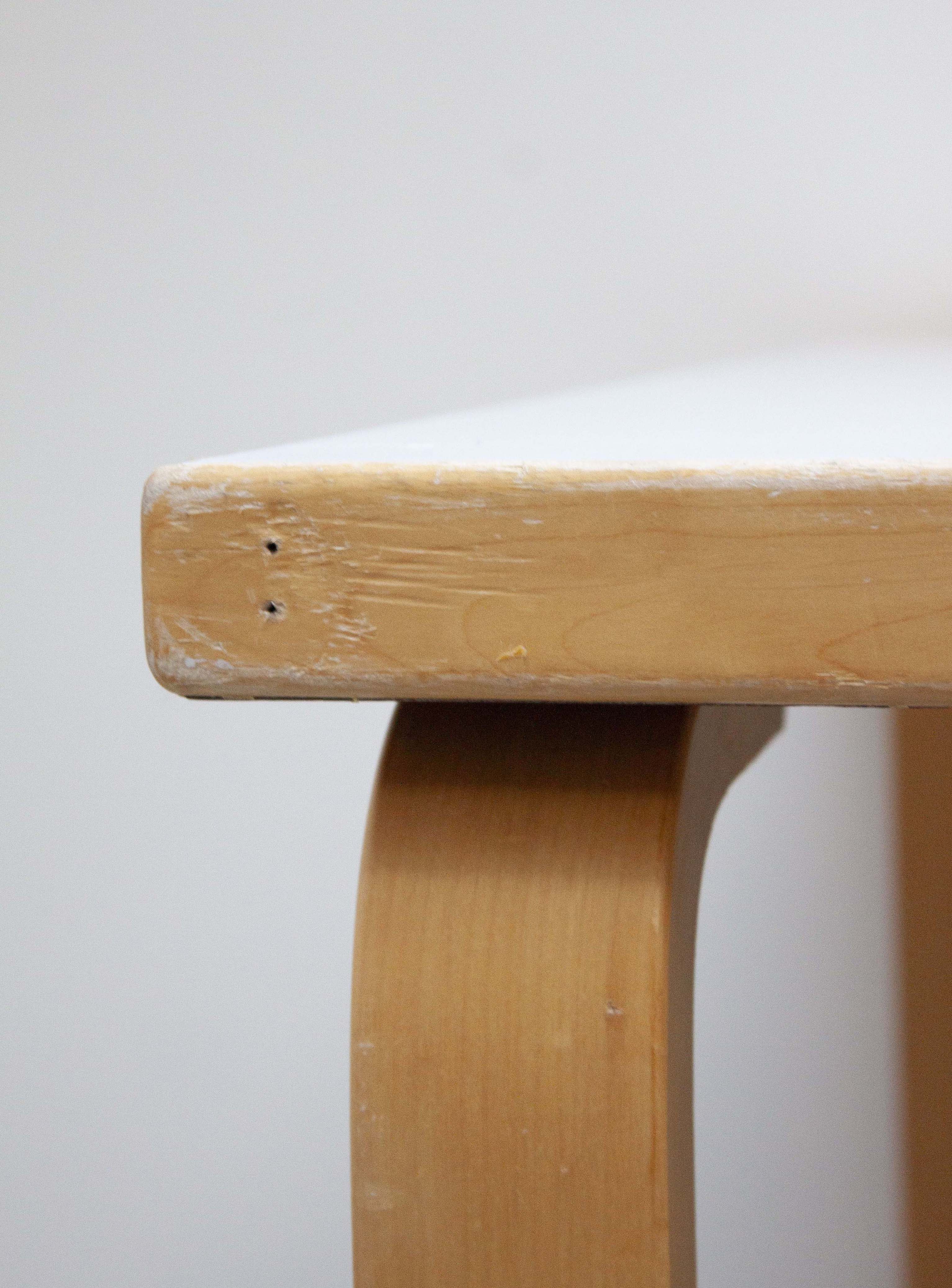 Artek Model 81B Dining Table by Alvar Aalto (White) - Image 23
