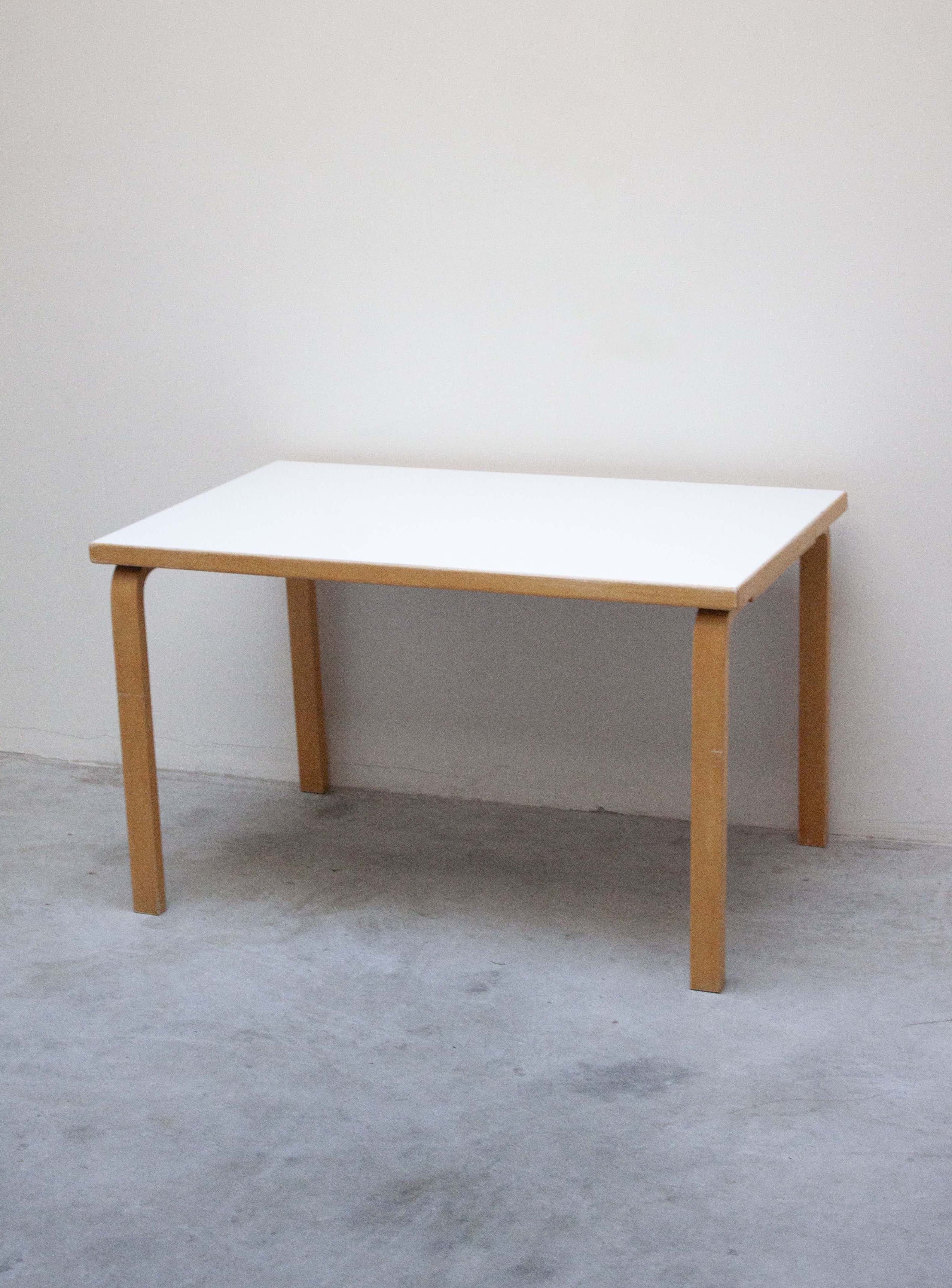 Artek Model 81B Dining Table by Alvar Aalto (White) - Image 25