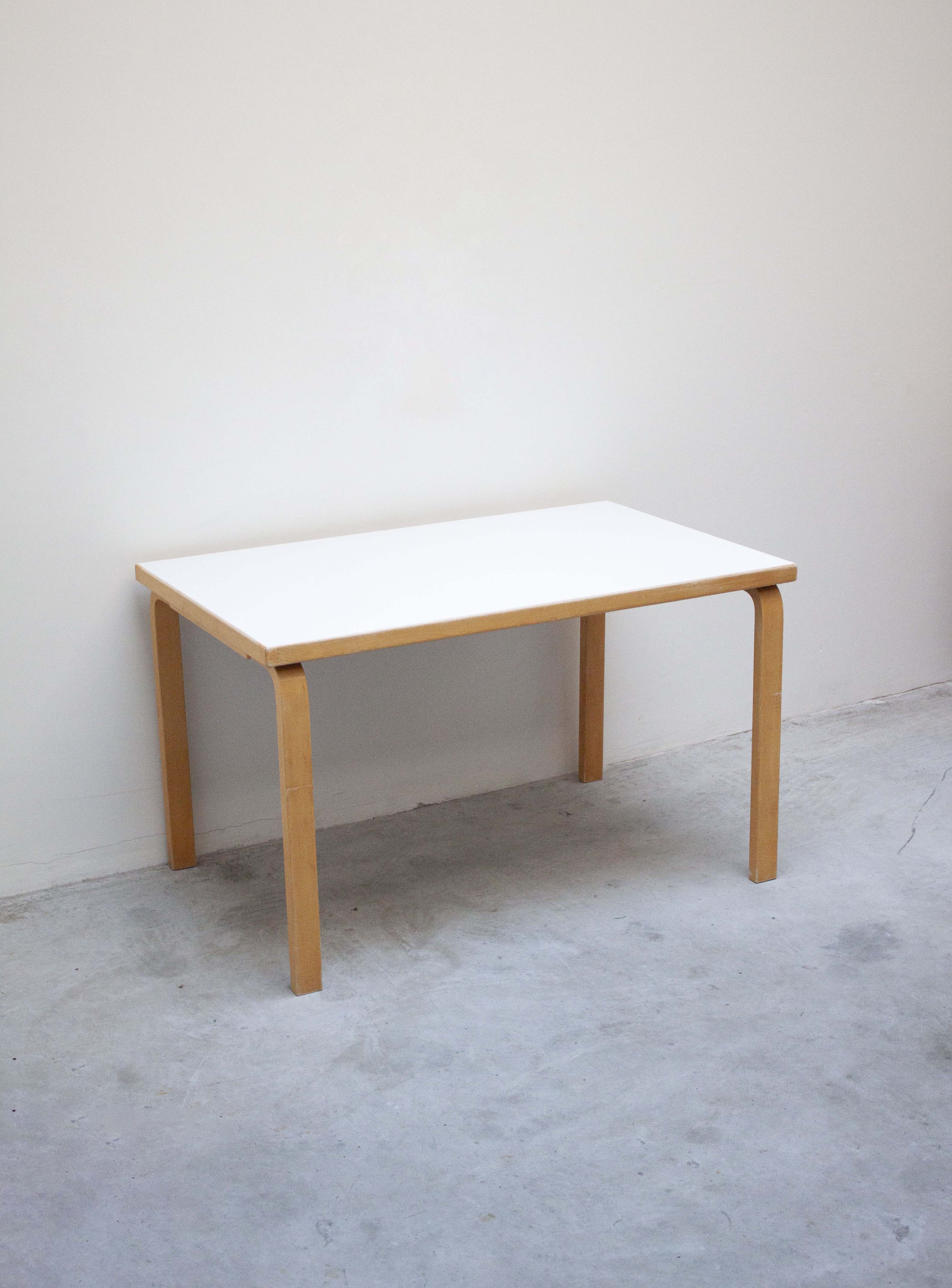 Artek Model 81B Dining Table by Alvar Aalto (White) - Image 26